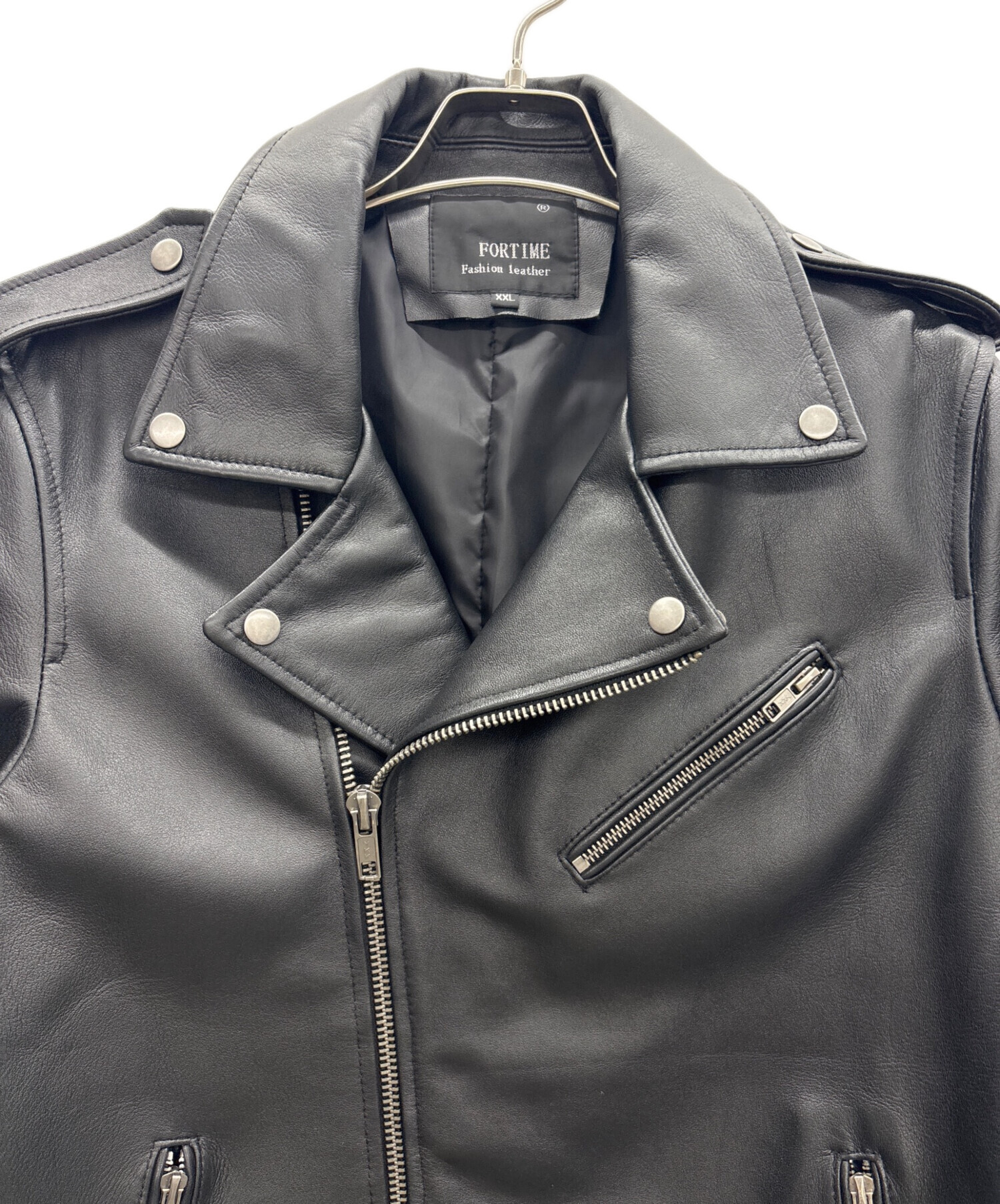 中古・古着通販】FORTIME (フォータイム) ライダースジャケット