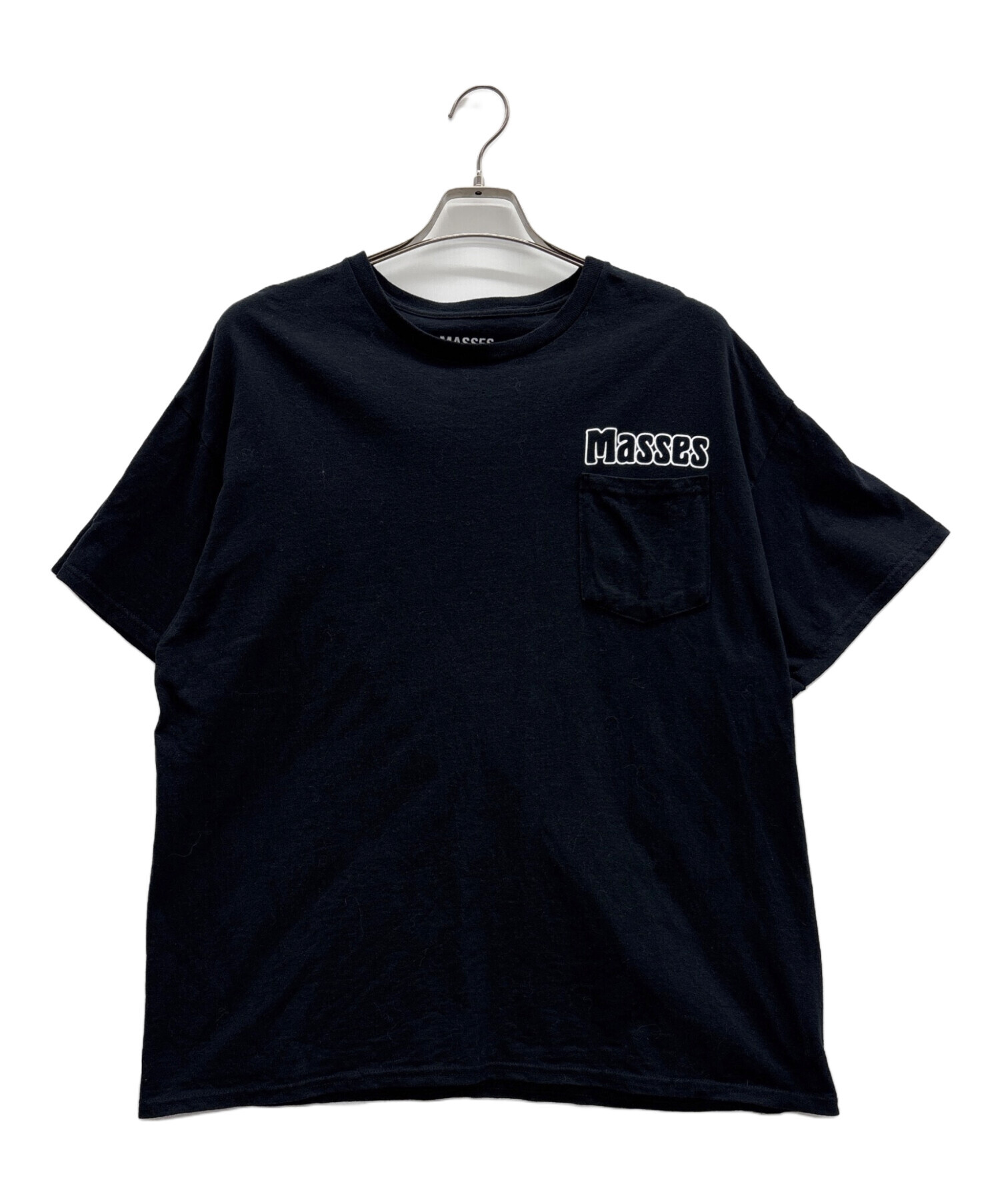中古・古着通販】MASSES (マシス) Tシャツ ブラック サイズ:XL