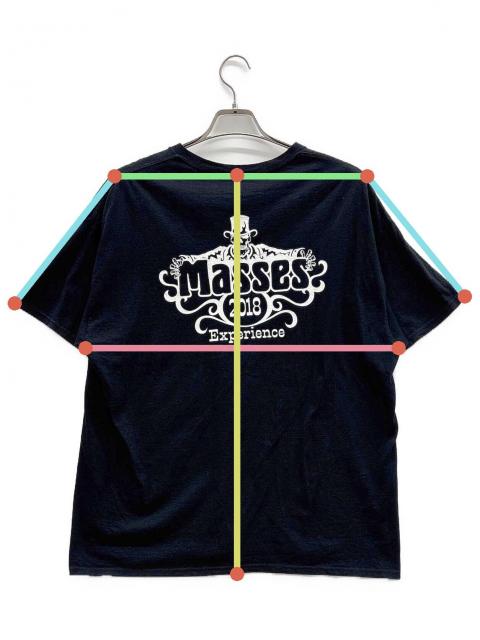中古・古着通販】MASSES (マシス) Tシャツ ブラック サイズ:XL