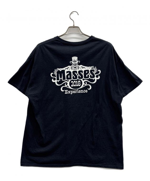 中古・古着通販】MASSES (マシス) Tシャツ ブラック サイズ:XL