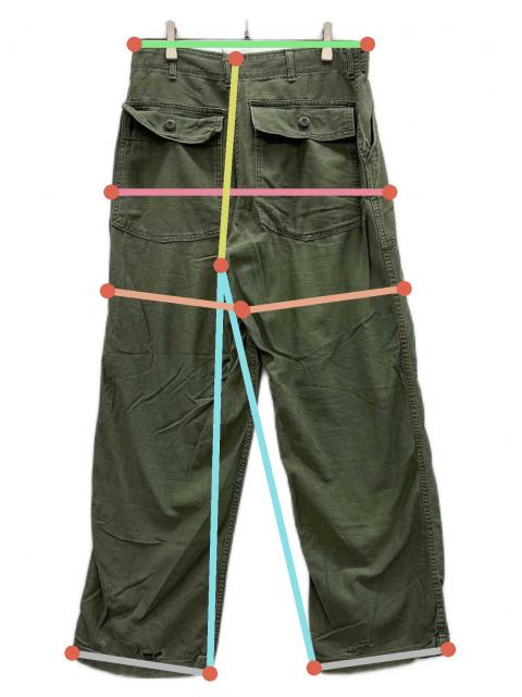 中古・古着通販】GLENN BERRY MFRS (-) ベイカーパンツ グリーン