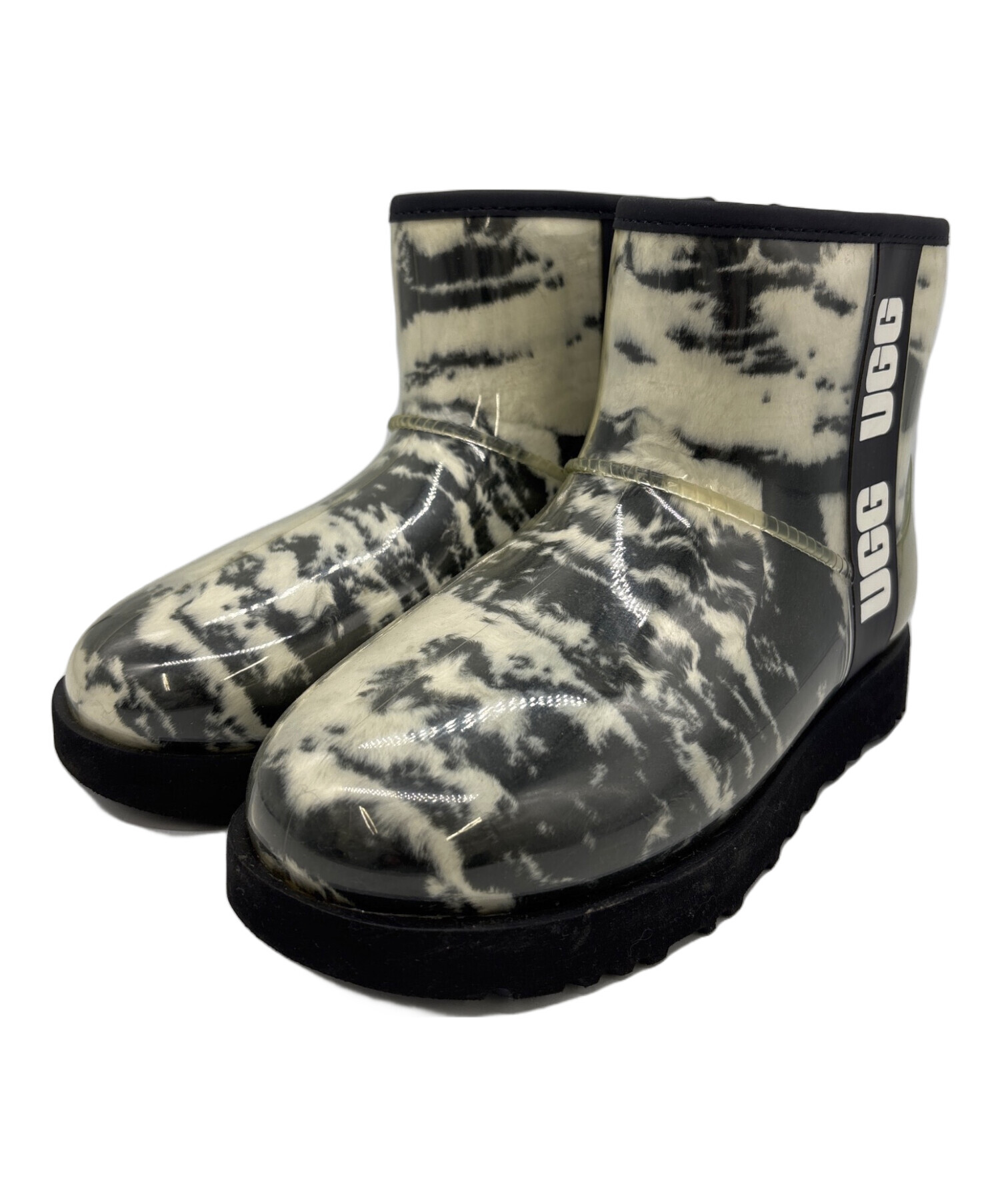 中古・古着通販】UGG (アグ) ブーツ ホワイト×ブラック サイズ:24