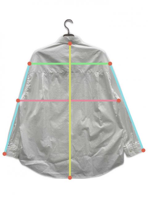 中古・古着通販】Graphpaper (グラフペーパー) シャツ ホワイト サイズ