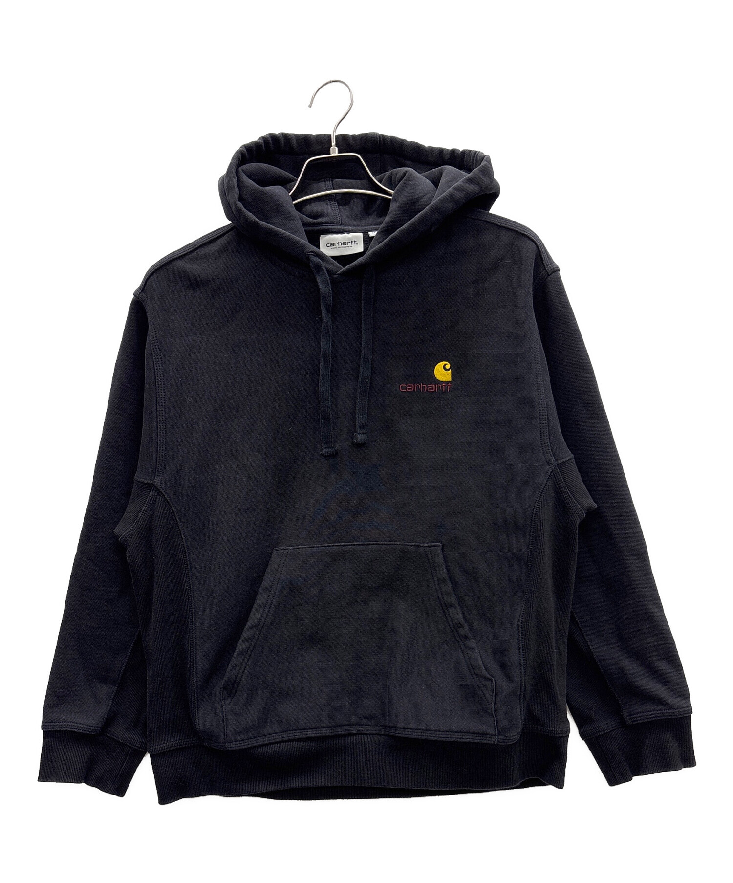 Carhartt ブラックプルオーバージャケット 中古・古着通販】CarHartt (カーハート) プルオーバーパーカー
