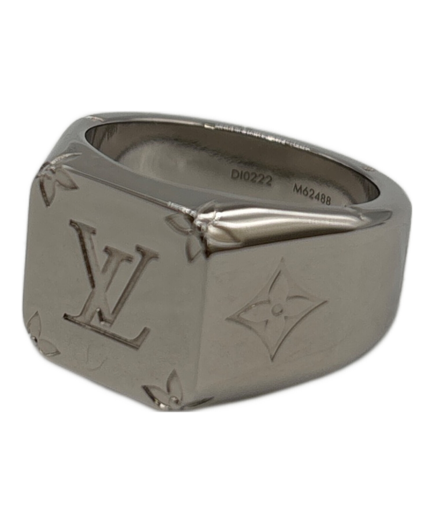 LOUIS VUITTON シグネットリング　極美品　モノグラム　21号　刻印L 中古・古着通販】LOUIS VUITTON (ルイ ヴィトン) シグネットリング