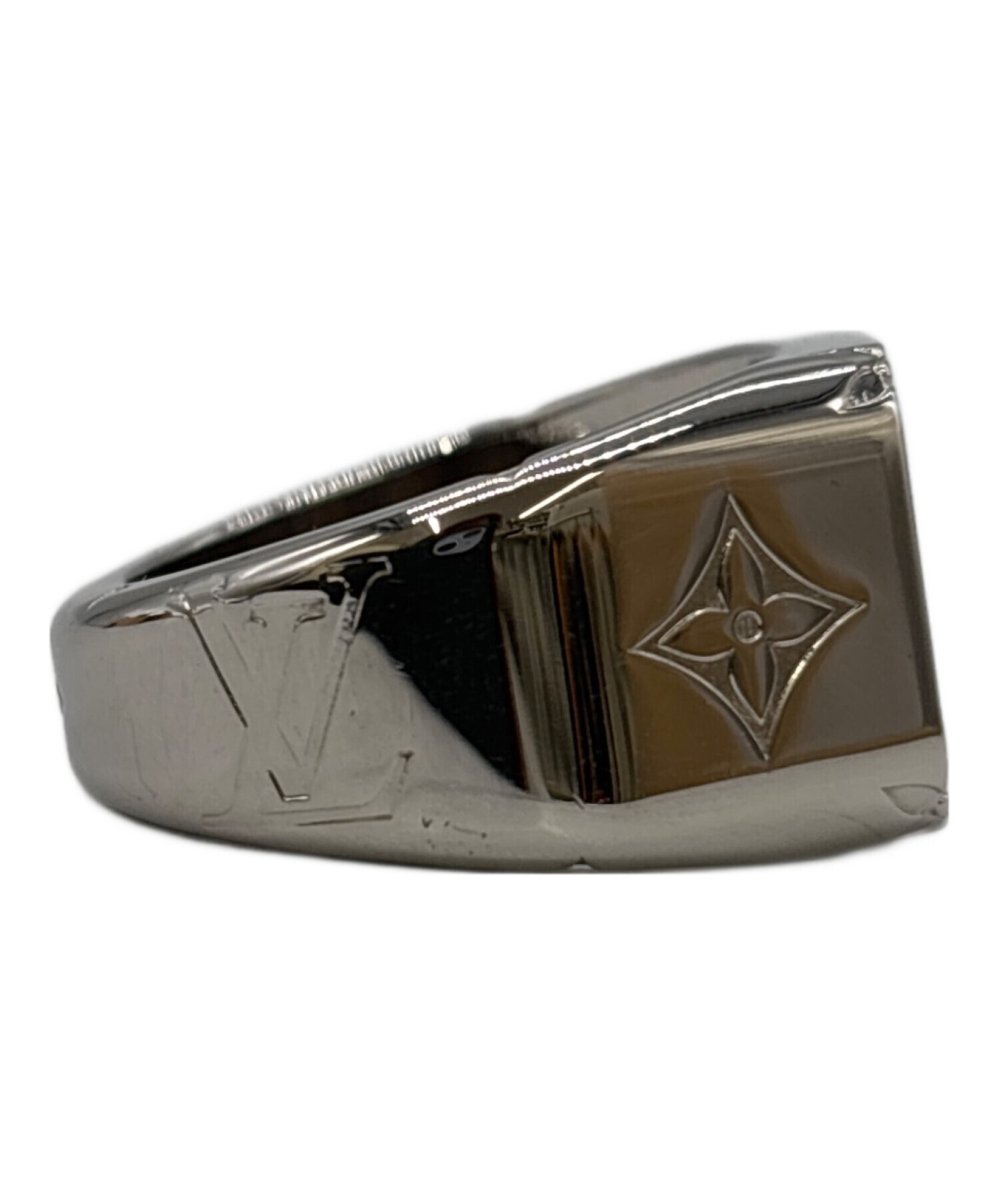 LOUIS VUITTON ルイ・ヴィトン シグネットリング モノグラム 21号 