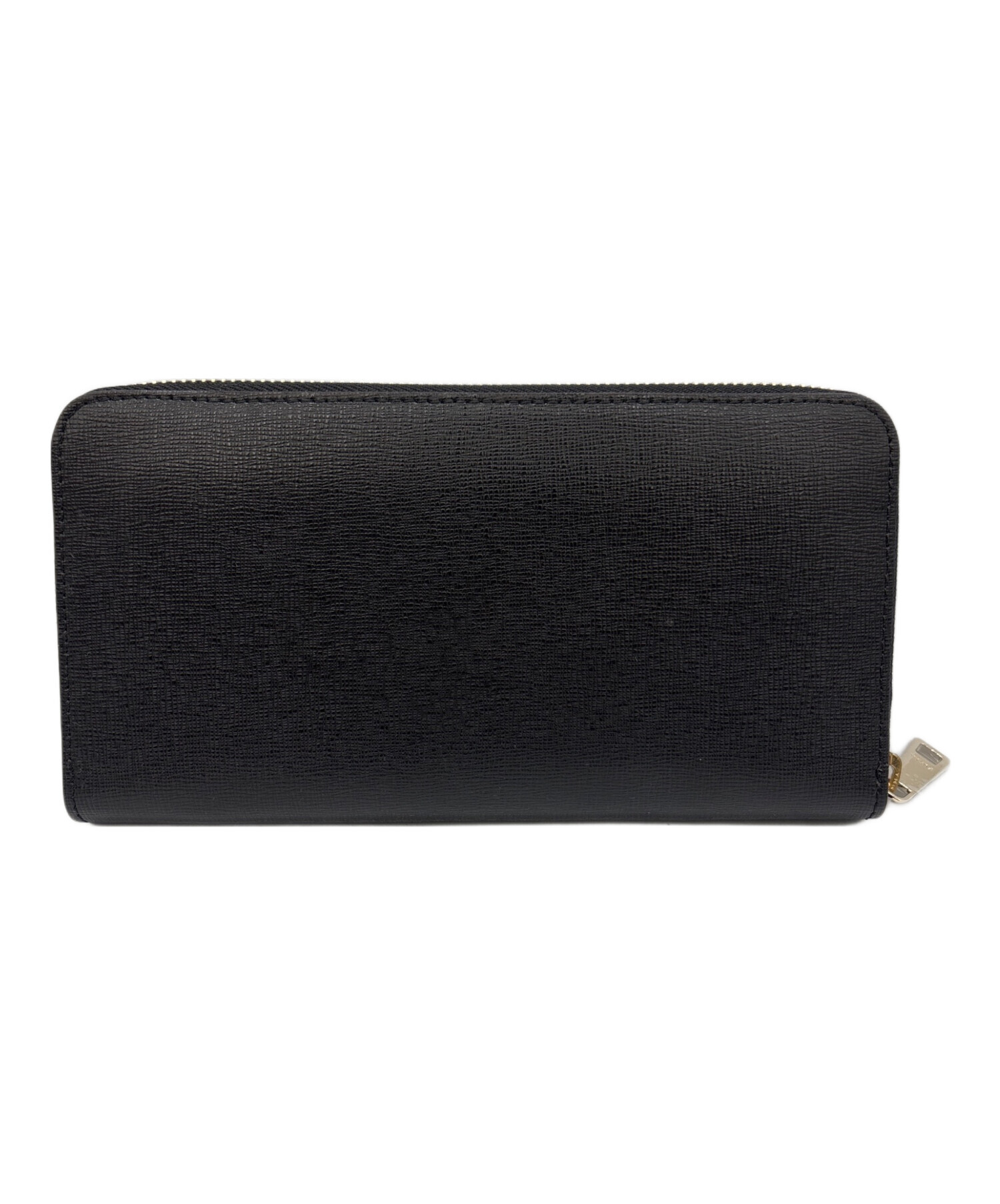 中古・古着通販】FURLA (フルラ) ラウンドファスナー長財布 ブラック