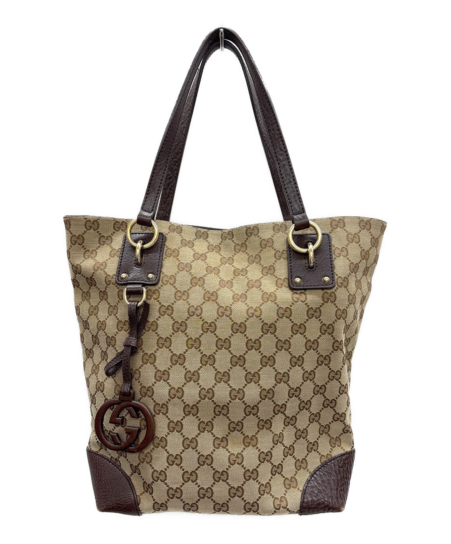 GUCCI グッチ トートバッグ レディース 【古着】【中古】 中古・古着通販】GUCCI (グッチ) トートバッグ ブラウン｜ブランド