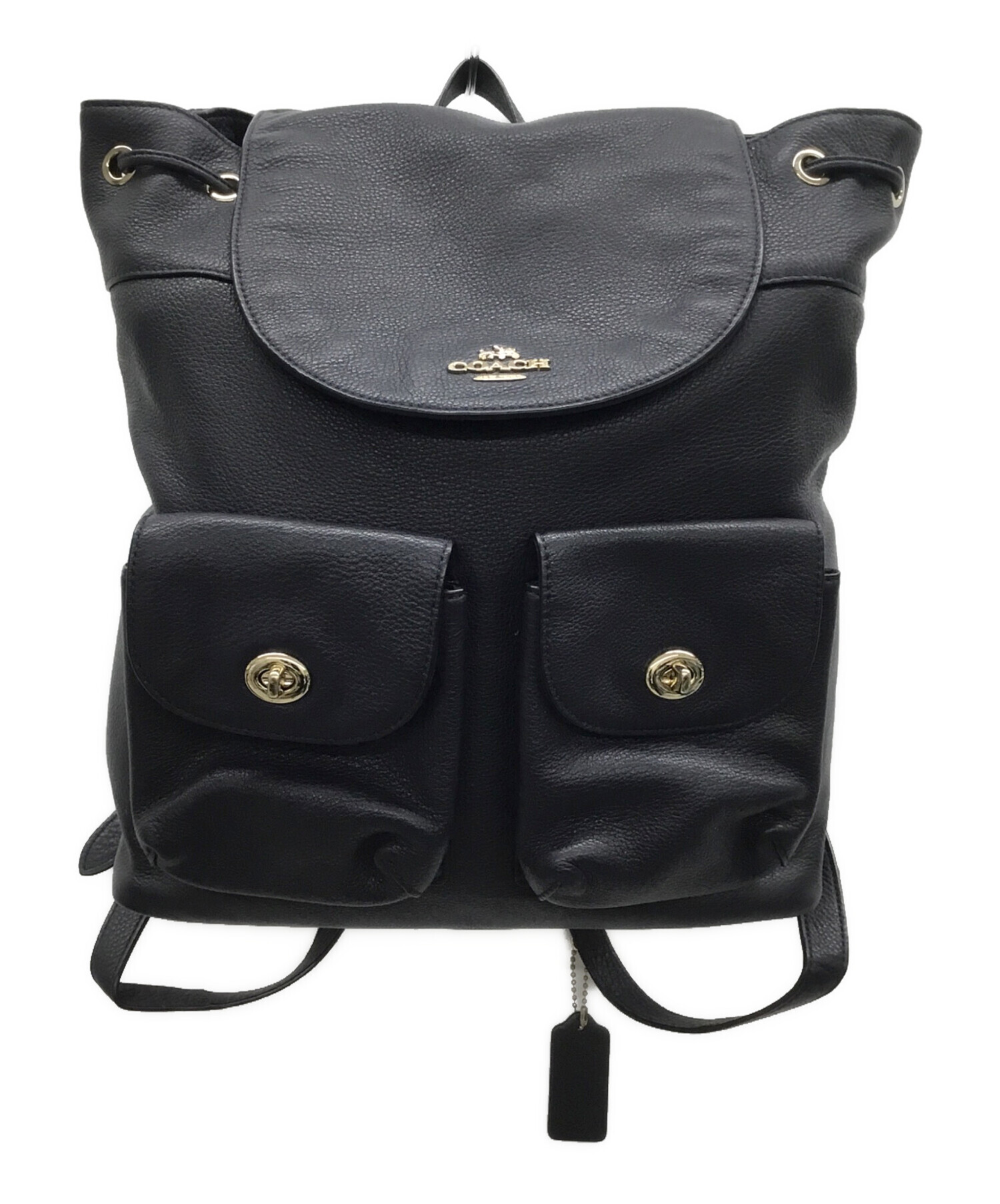 中古・古着通販】COACH (コーチ) リュック ネイビー｜ブランド・古着