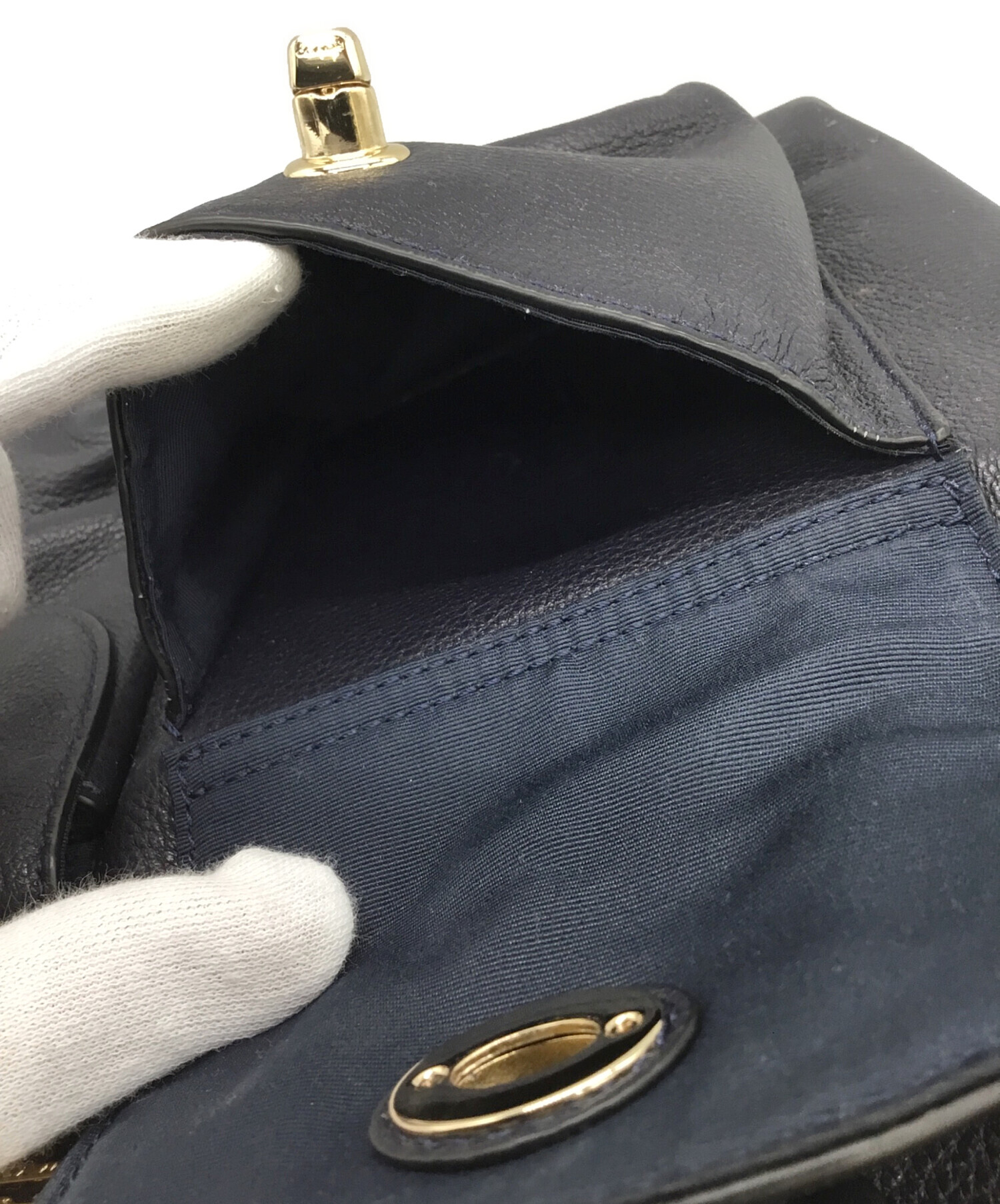 中古・古着通販】COACH (コーチ) リュック ネイビー｜ブランド・古着