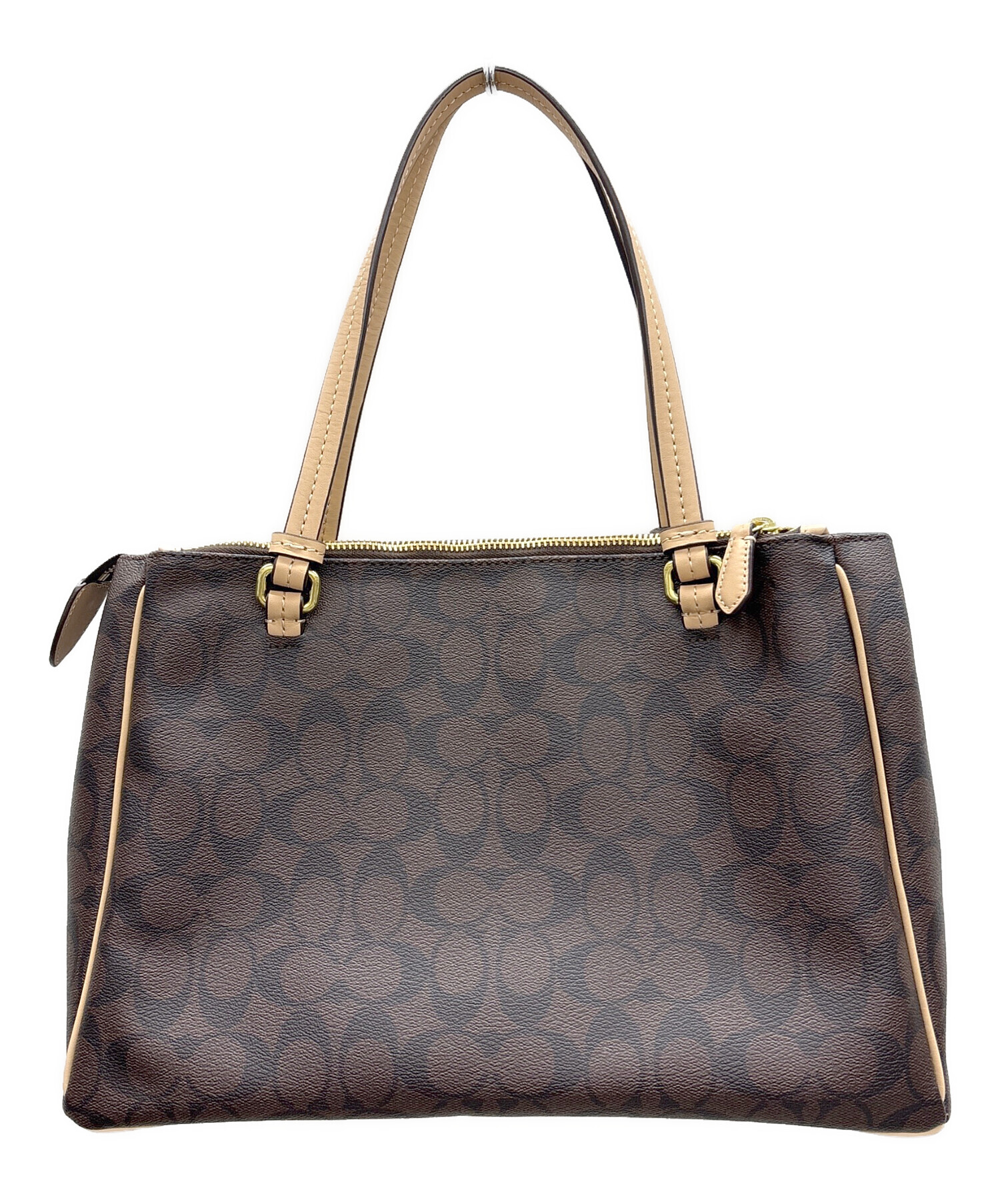 中古・古着通販】COACH (コーチ) 2WAYトートバッグ ブラウン｜ブランド