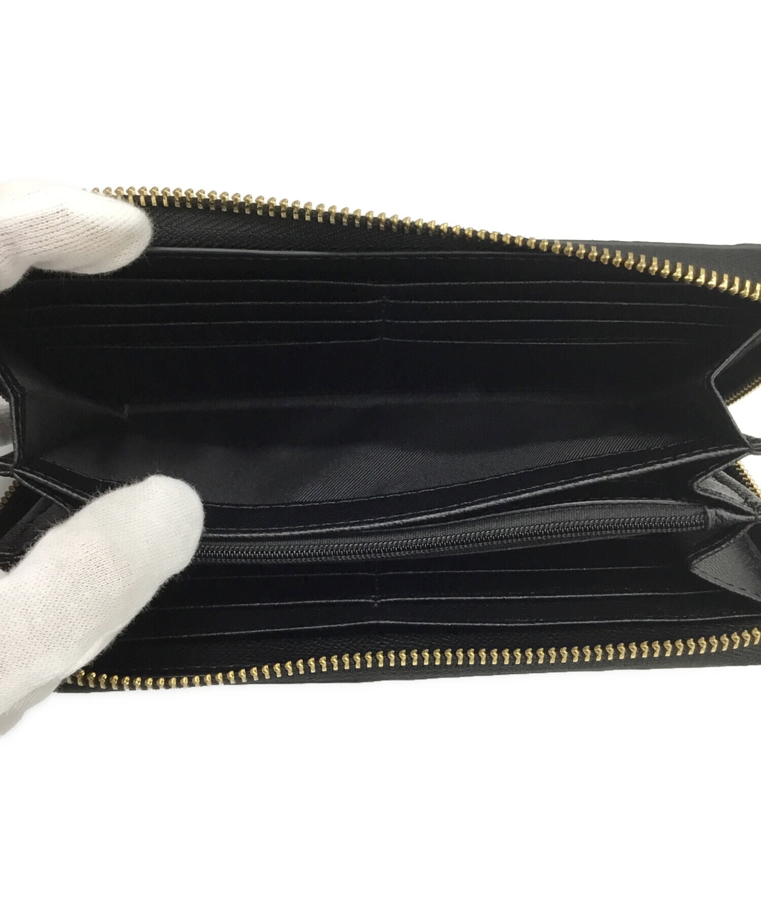 中古・古着通販】COACH (コーチ) 長財布 ブラック｜ブランド・古着通販