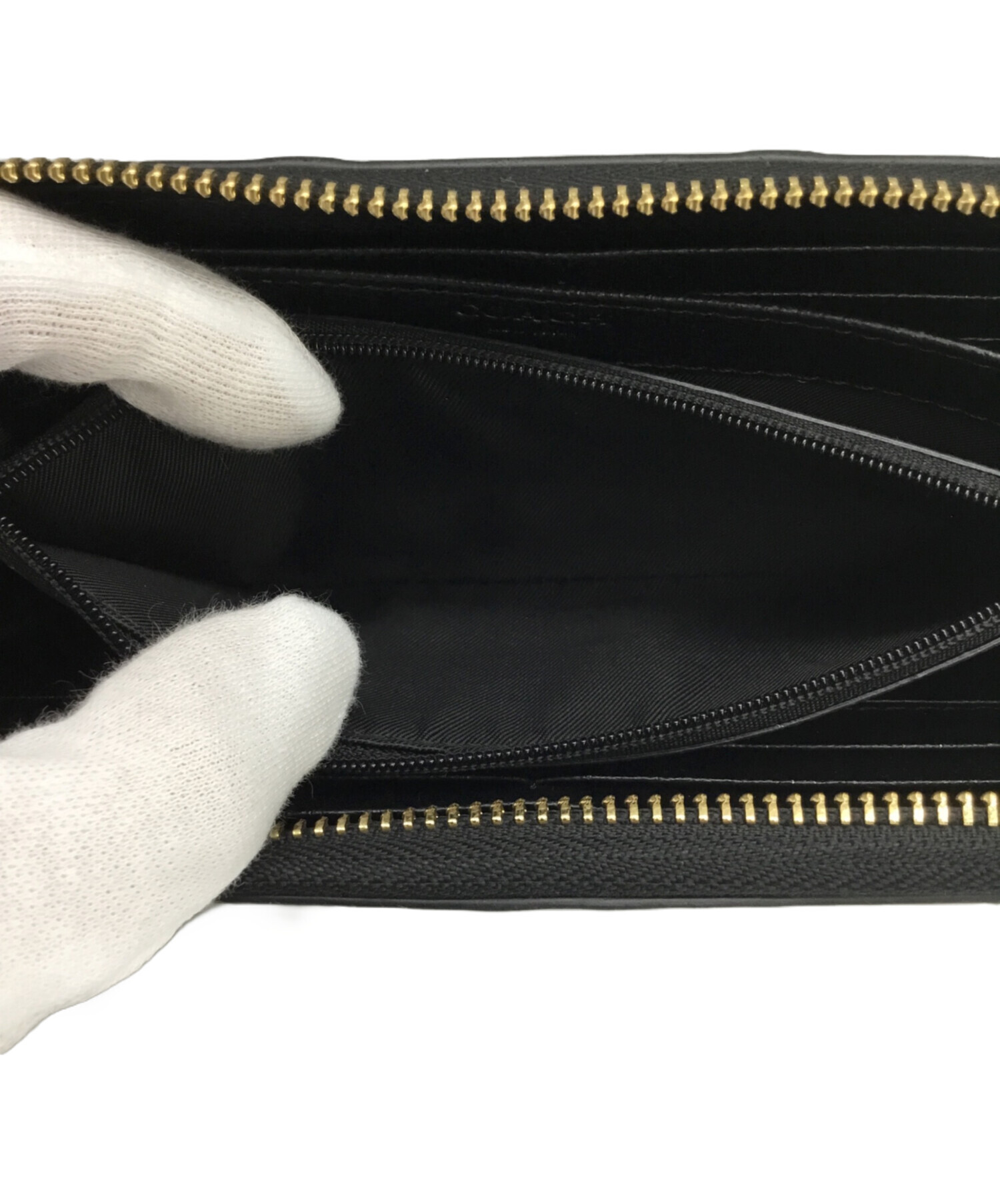 ★ほぼ新品未使用★COACH ブラック 長財布 中古・古着通販】COACH (コーチ) 長財布 ブラック｜ブランド・古着通販