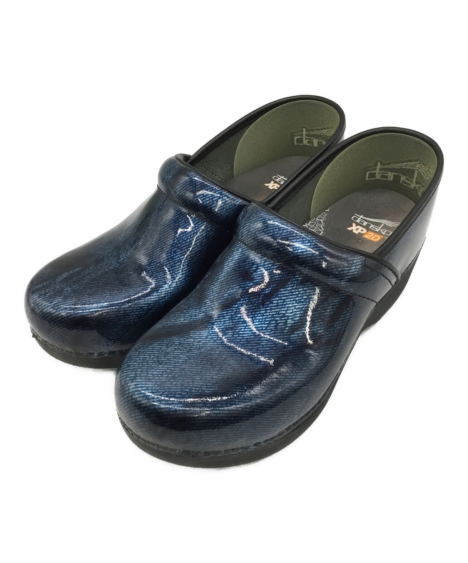 中古・古着通販】dansko (ダンスコ) サボサンダル ブルー サイズ:40