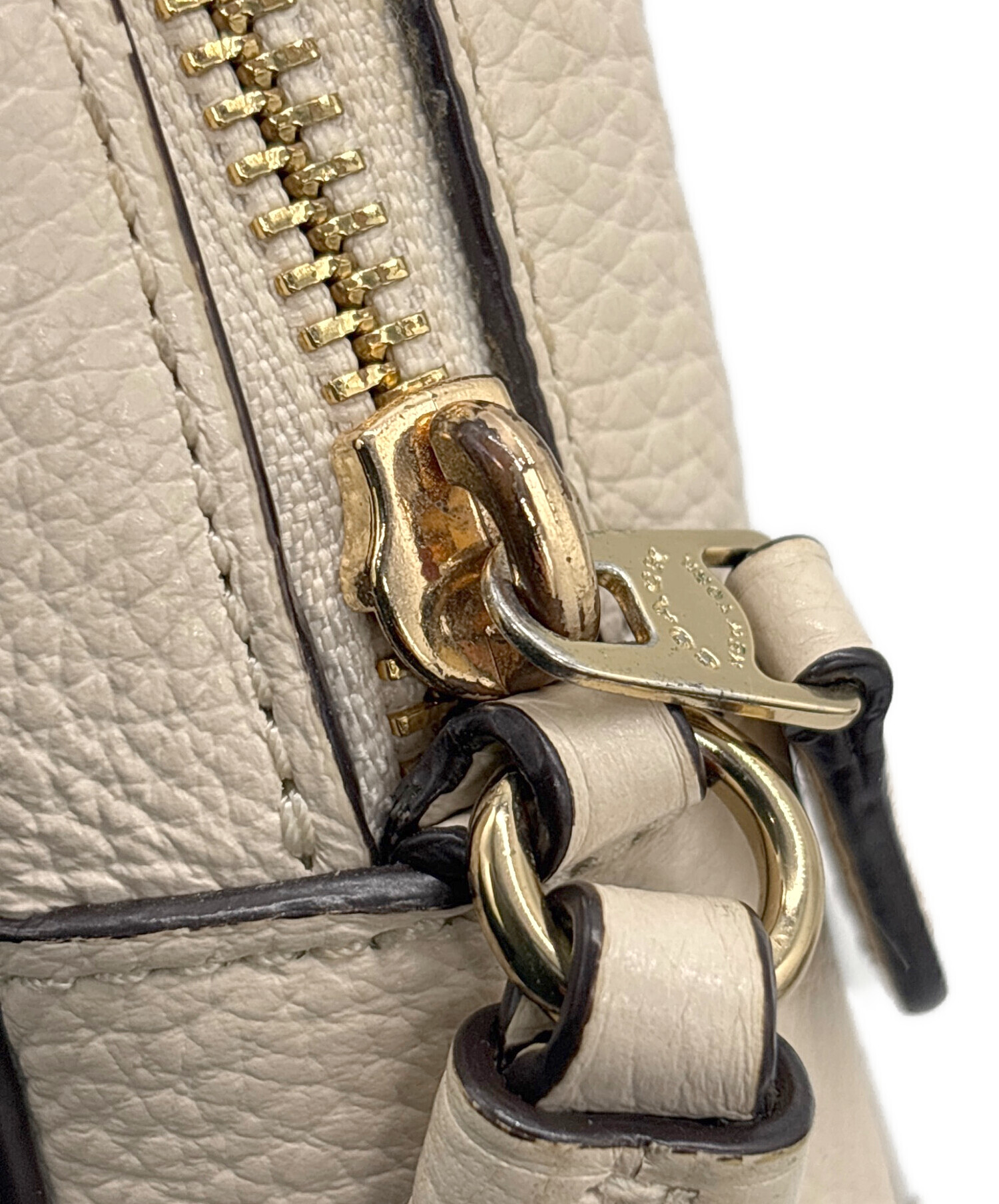 中古・古着通販】COACH (コーチ) ミニショルダーバッグ アイボリー 
