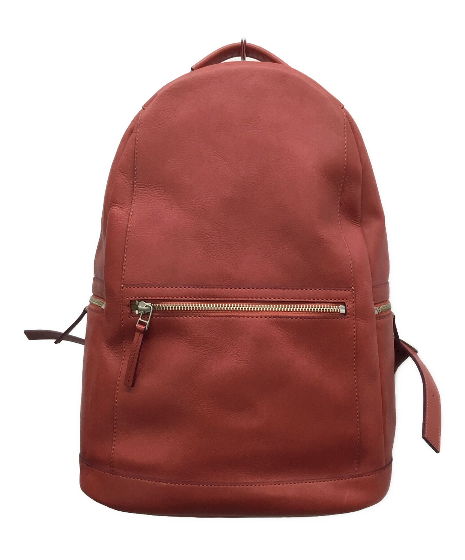 中古・古着通販】azzuni (アッズーニ) レザーリュック レッド