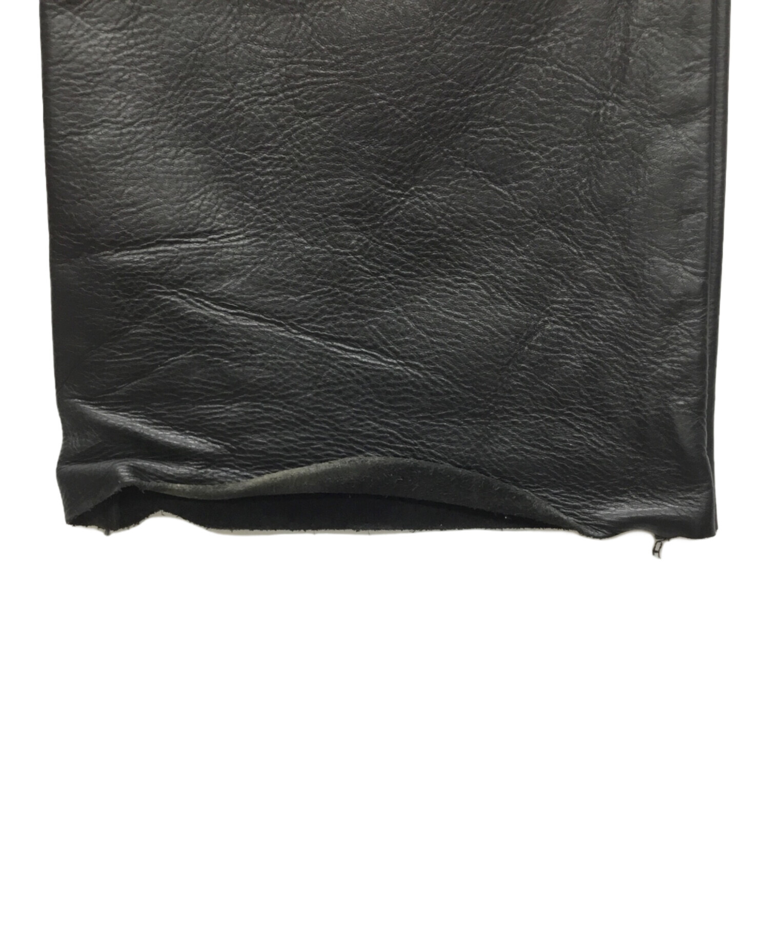 中古・古着通販】VANSON (バンソン) ライダースパンツ ブラック サイズ