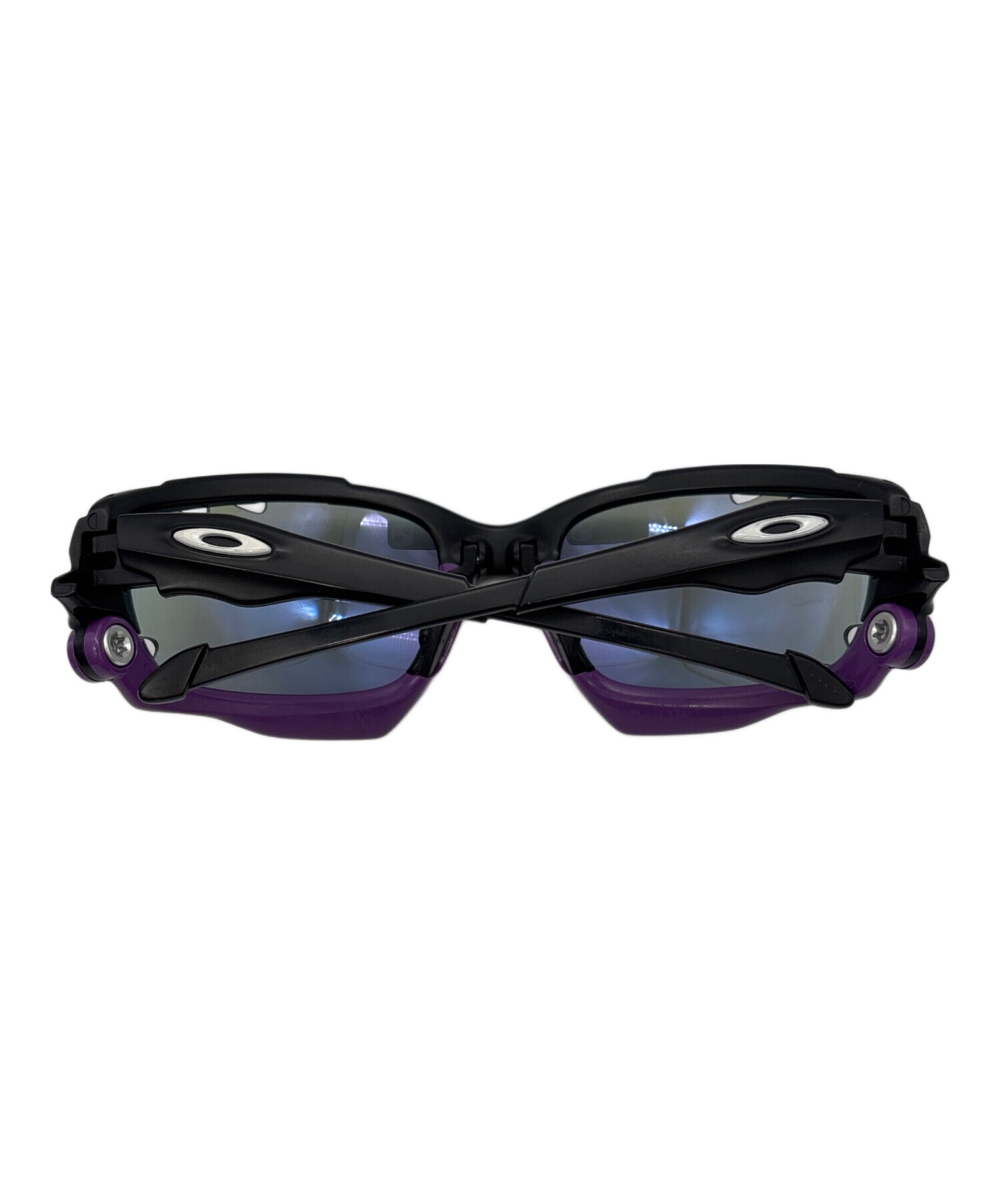 Oakley　サングラス　パープル　紫　廃盤モデル　貴重 中古・古着通販】OAKLEY (オークリー) サングラス ブラック×パープル
