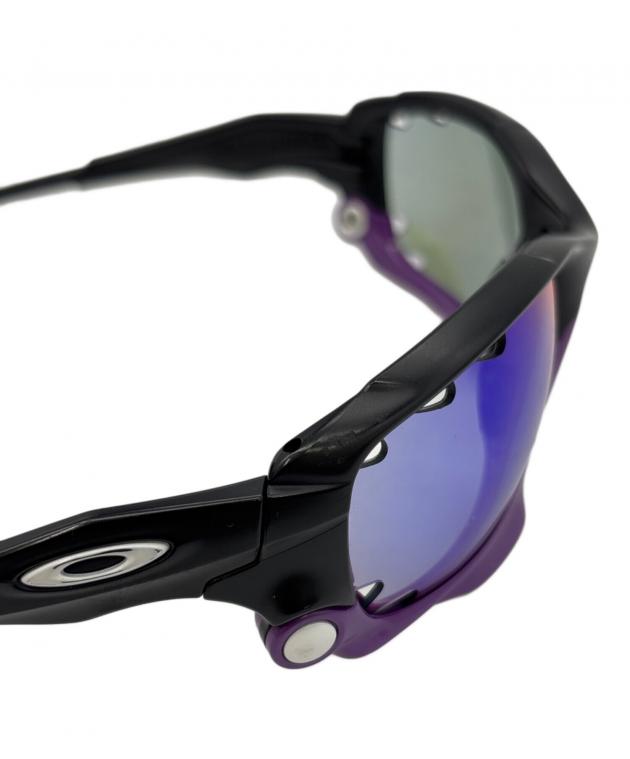 OAKLEY ブラックラウンドサングラス 未使用 中古・古着通販】OAKLEY (オークリー) サングラス ブラック×パープル