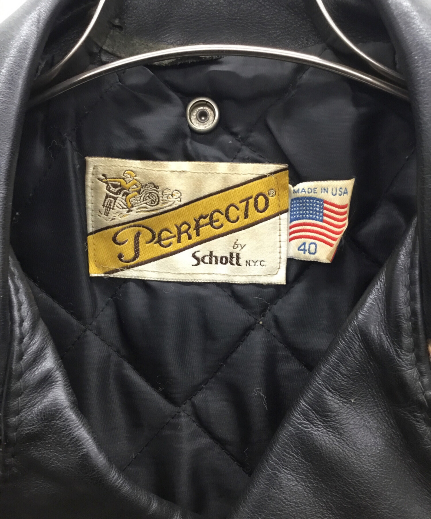 中古・古着通販】Schott (ショット) ダブルライダースジャケット 