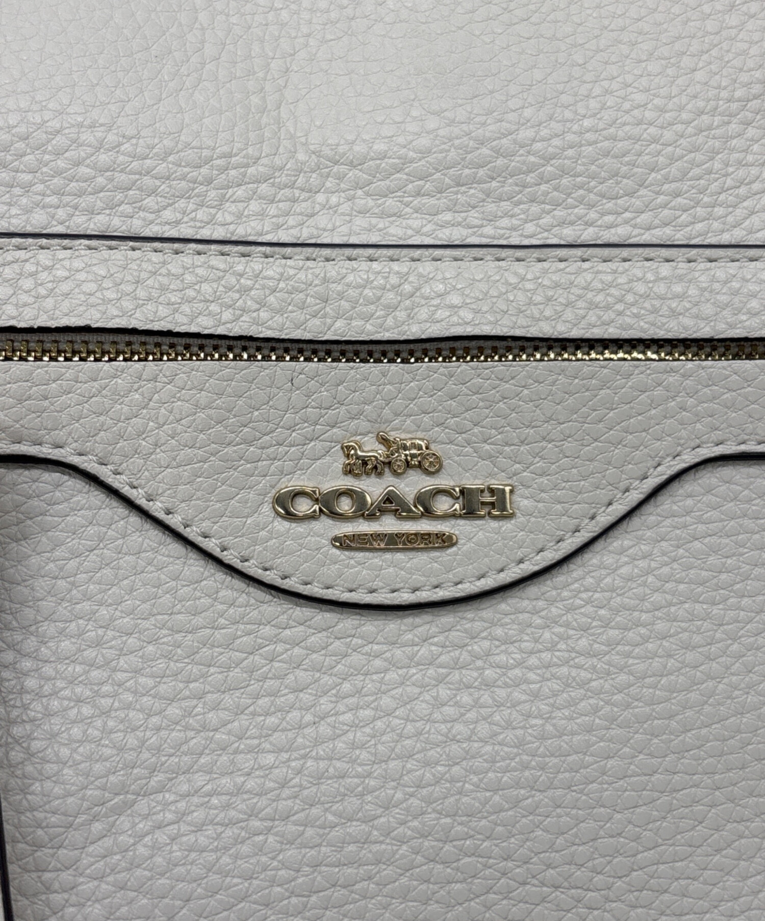 中古・古着通販】COACH (コーチ) 2WAYショルダーバッグ ホワイト