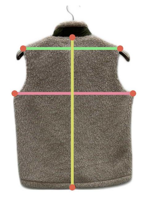 中古・古着通販】Patagonia (パタゴニア) ベスト ベージュ×グリーン