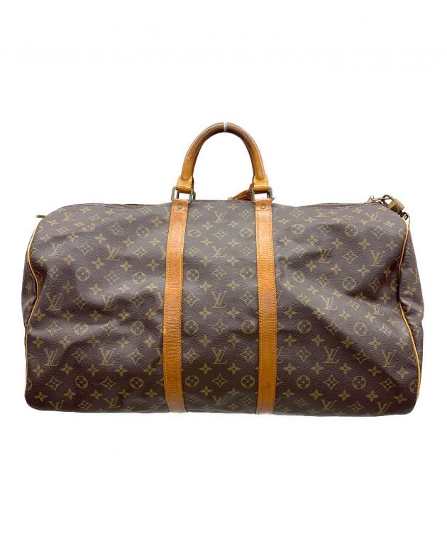 CC　美品ルイ・ヴィトン ボストンバッグ ダークブラウン 中古・古着通販】LOUIS VUITTON (ルイ ヴィトン) ボストンバッグ