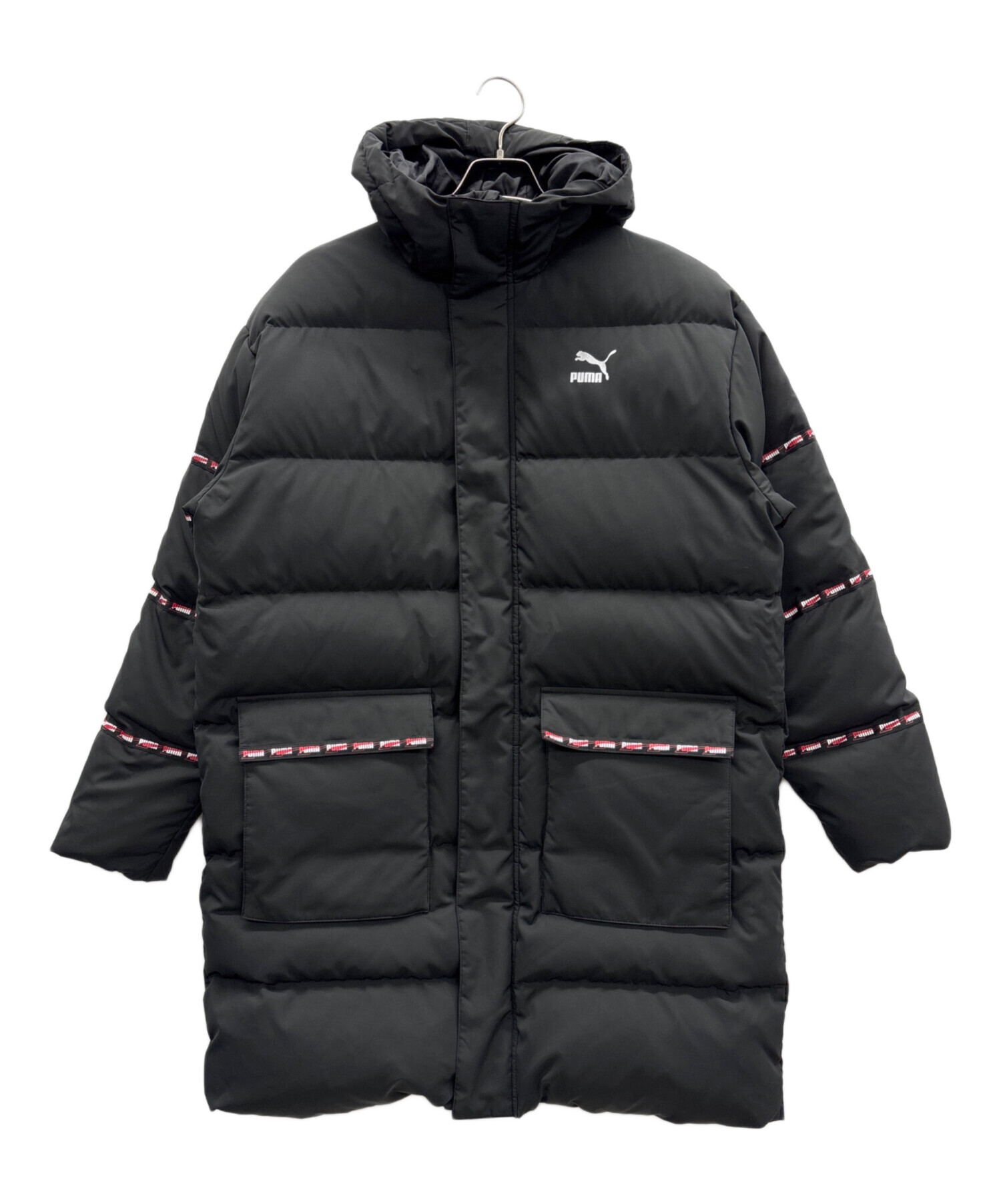 PUMA ロングダウンコート 2XL 黒 ダウン80% タグ付き 新品 未使用 PUMA