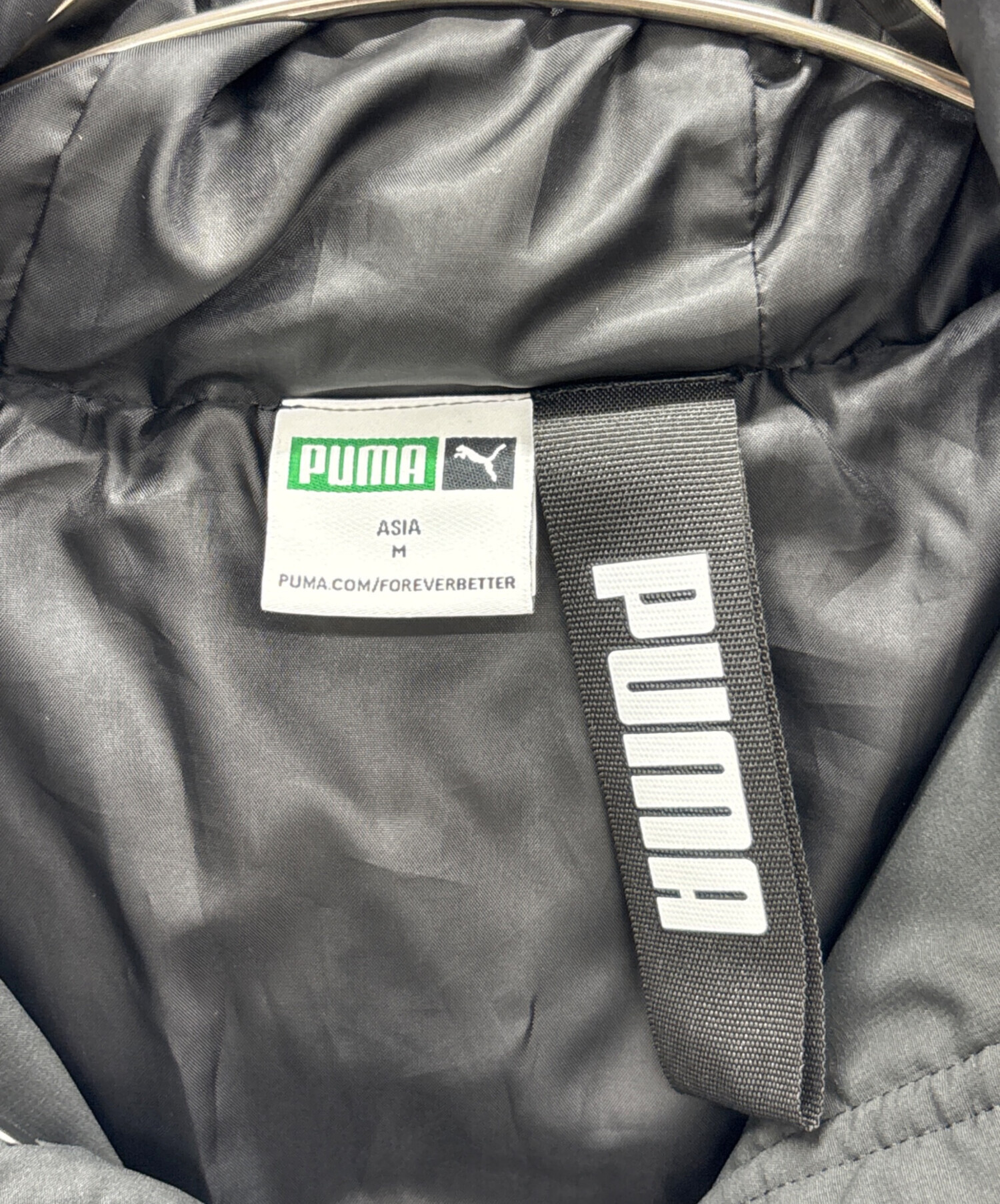 中古・古着通販】PUMA (プーマ) ダウンコート ブラック サイズ:M 