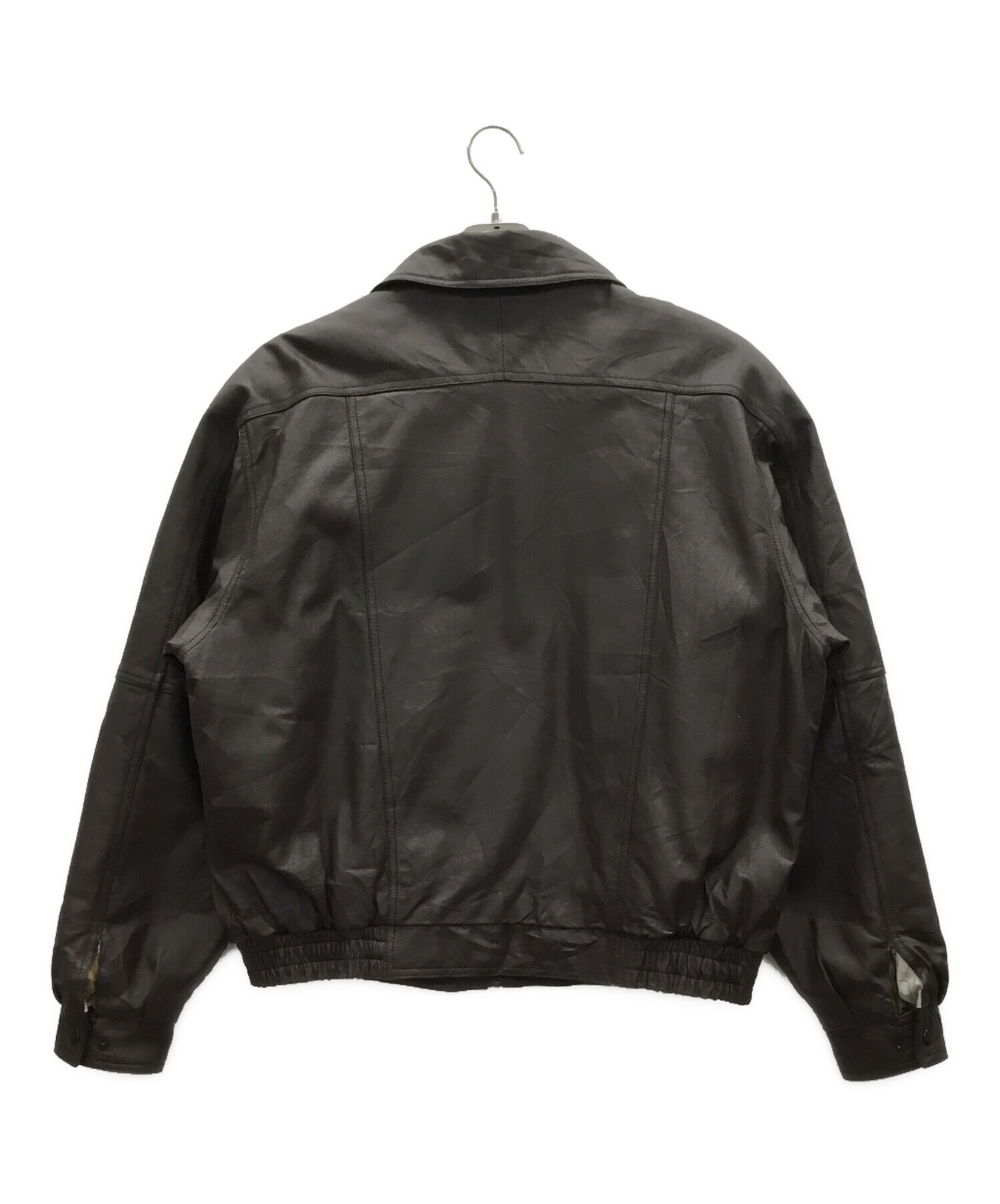 フランス古着 A-2 G-1 本革 レザージャケット 黒 フライト XL 中古・古着通販】LIFE MEMBERS (-) A-2レザーフライトジャケット