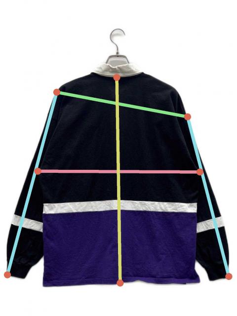 中古・古着通販】DESCENDANT (ディセンダント) ラガーシャツ ブラック