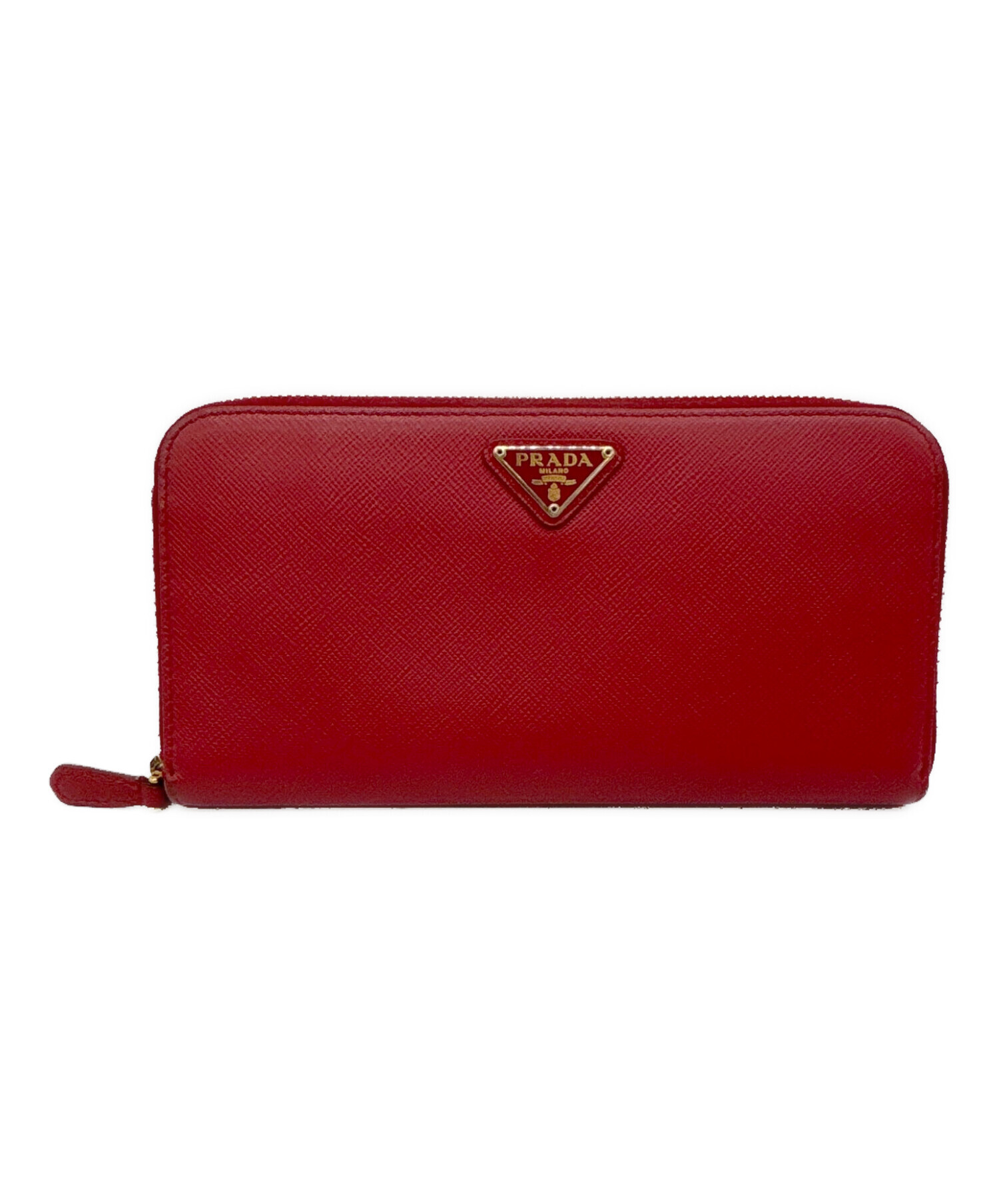中古・古着通販】PRADA (プラダ) 長財布 レッド｜ブランド・古着通販