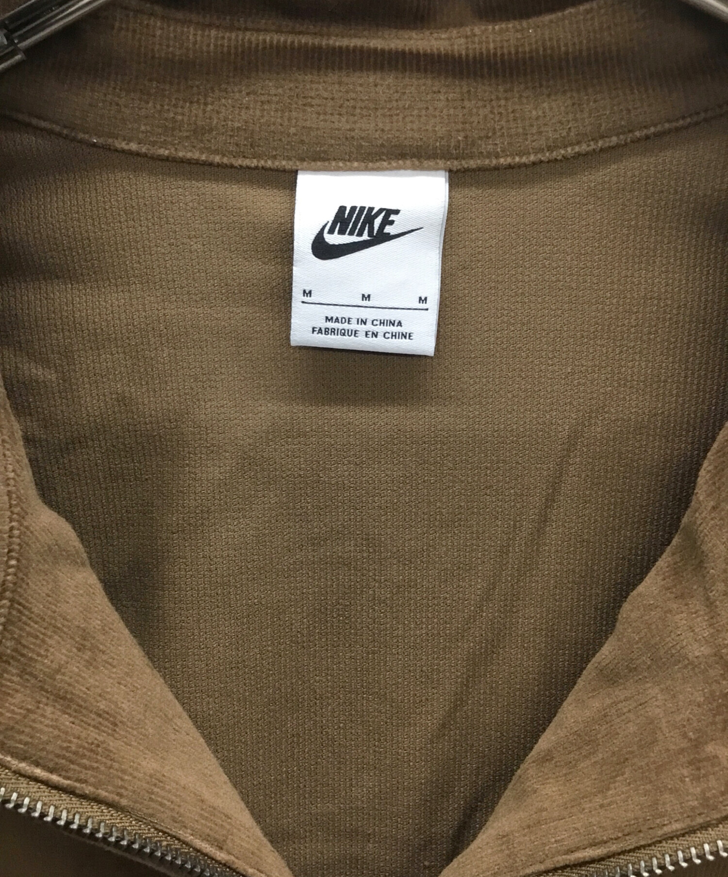 中古・古着通販】NIKE (ナイキ) ハリントンジャケット ブラウン サイズ 