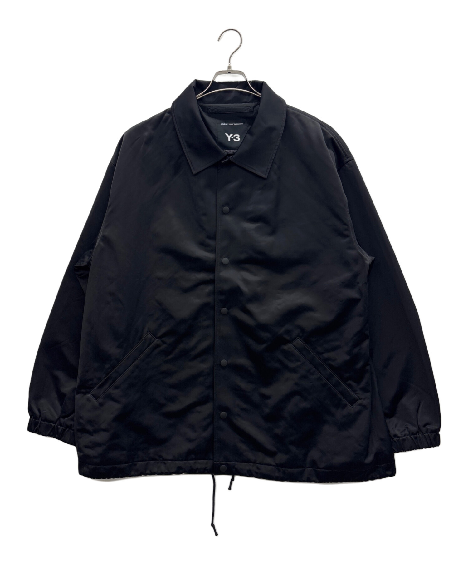 【極美品✨】Y-3 ワイスリー 15周年2wayコーチジャケット 背面ロゴ M黒 中古・古着通販】Y-3 (ワイスリー) コーチジャケット ブラック サイズ