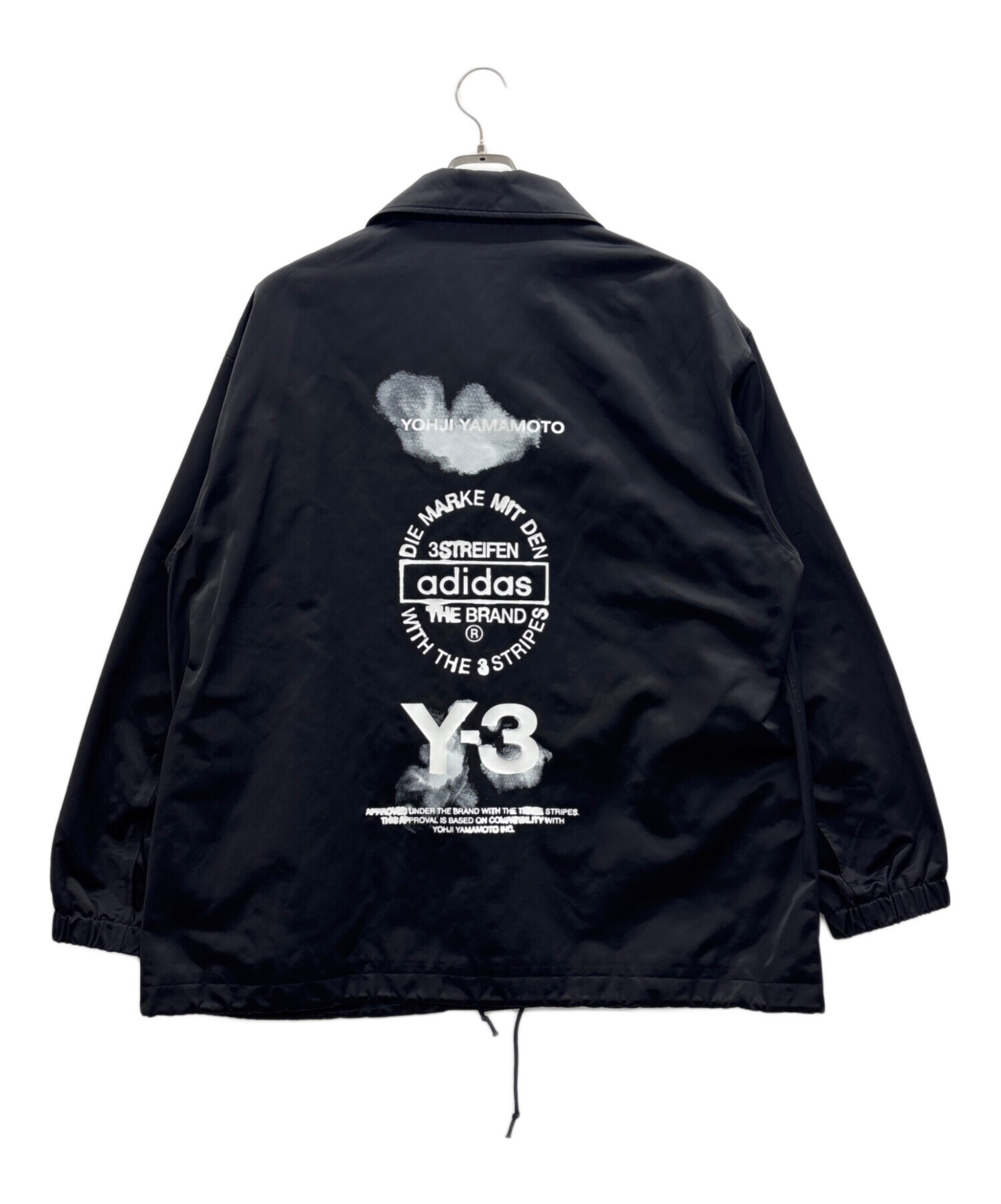 中古・古着通販】Y-3 (ワイスリー) コーチジャケット ブラック サイズ