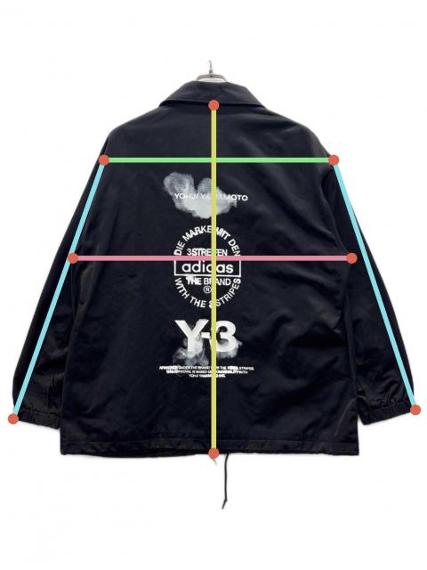 中古・古着通販】Y-3 (ワイスリー) コーチジャケット ブラック サイズ 