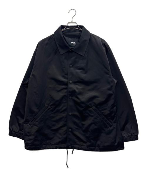 【美品】Y-3 Y3 ワイスリー　コーチジャケット 中古・古着通販】Y-3 (ワイスリー) コーチジャケット ブラック サイズ