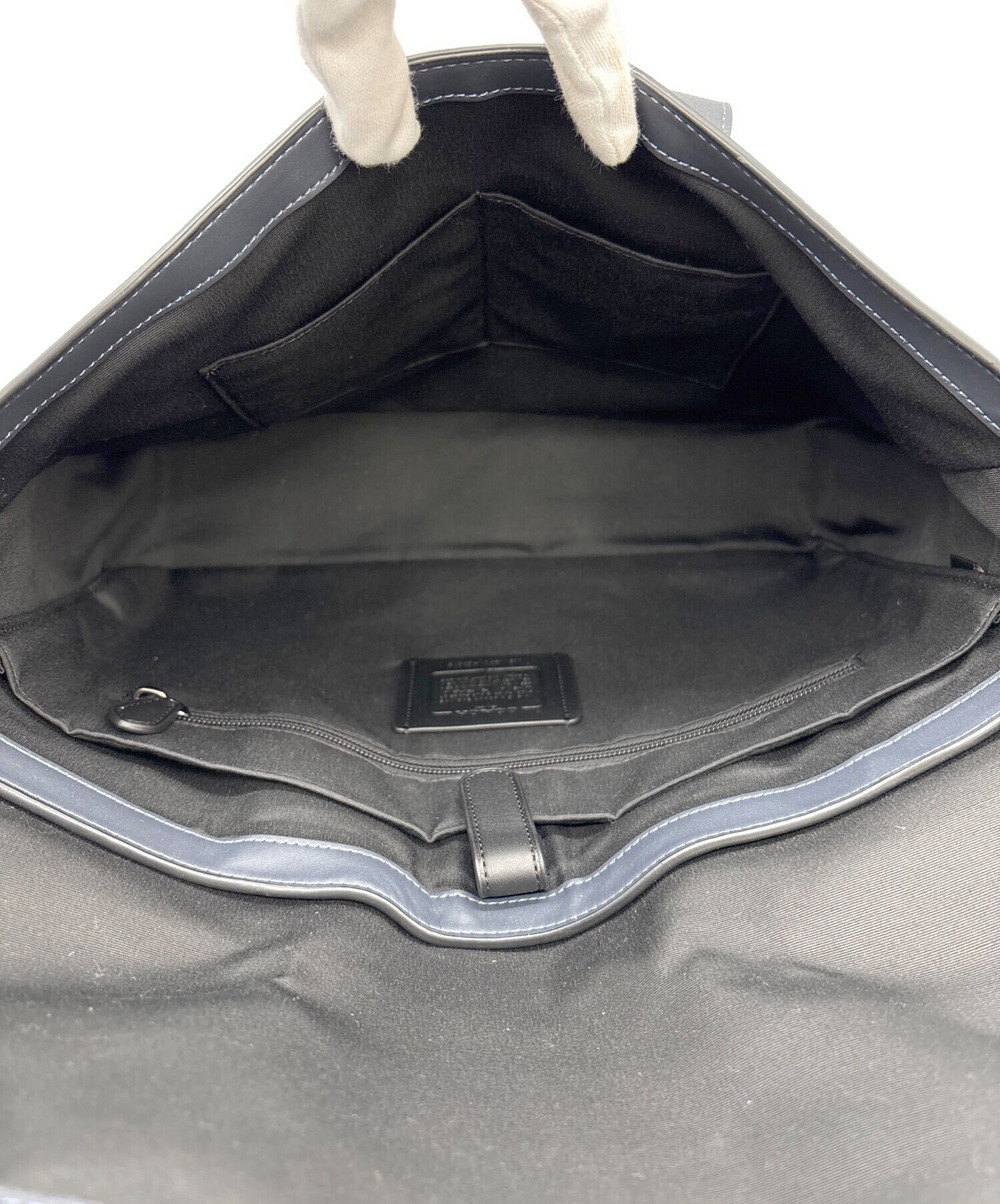 中古・古着通販】COACH (コーチ) ビジネスバッグ ネイビー｜ブランド