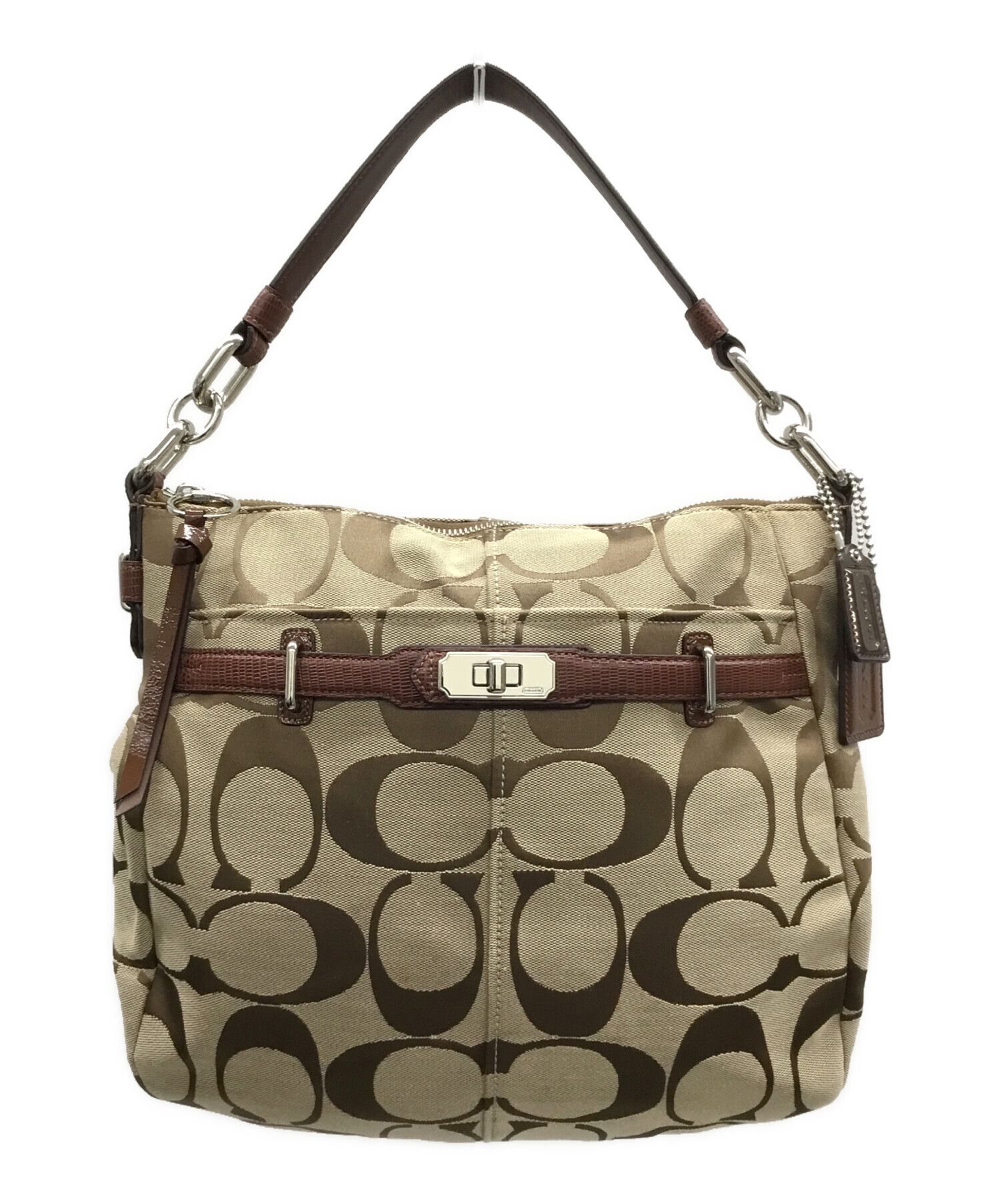 中古・古着通販】COACH (コーチ) ワンショルダーバッグ ブラウン