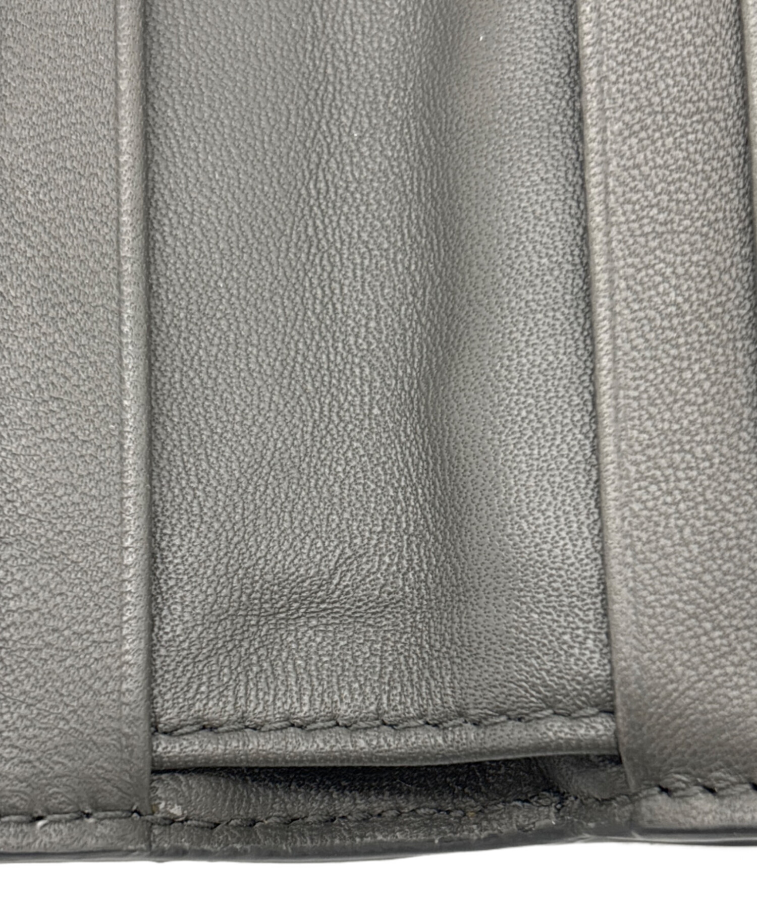 中古・古着通販】BOTTEGA VENETA (ボッテガベネタ) 2つ折り財布 グレー