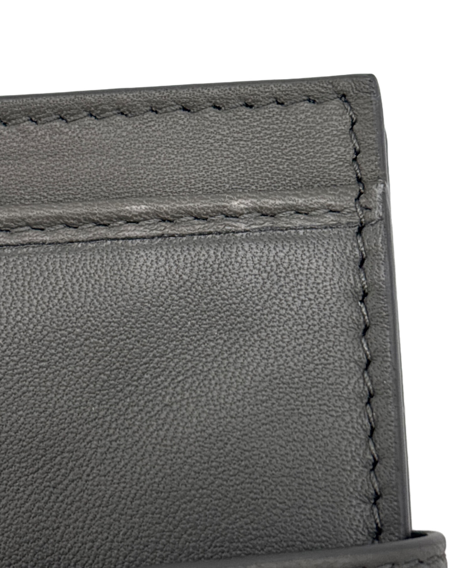 中古・古着通販】BOTTEGA VENETA (ボッテガベネタ) 2つ折り財布 グレー