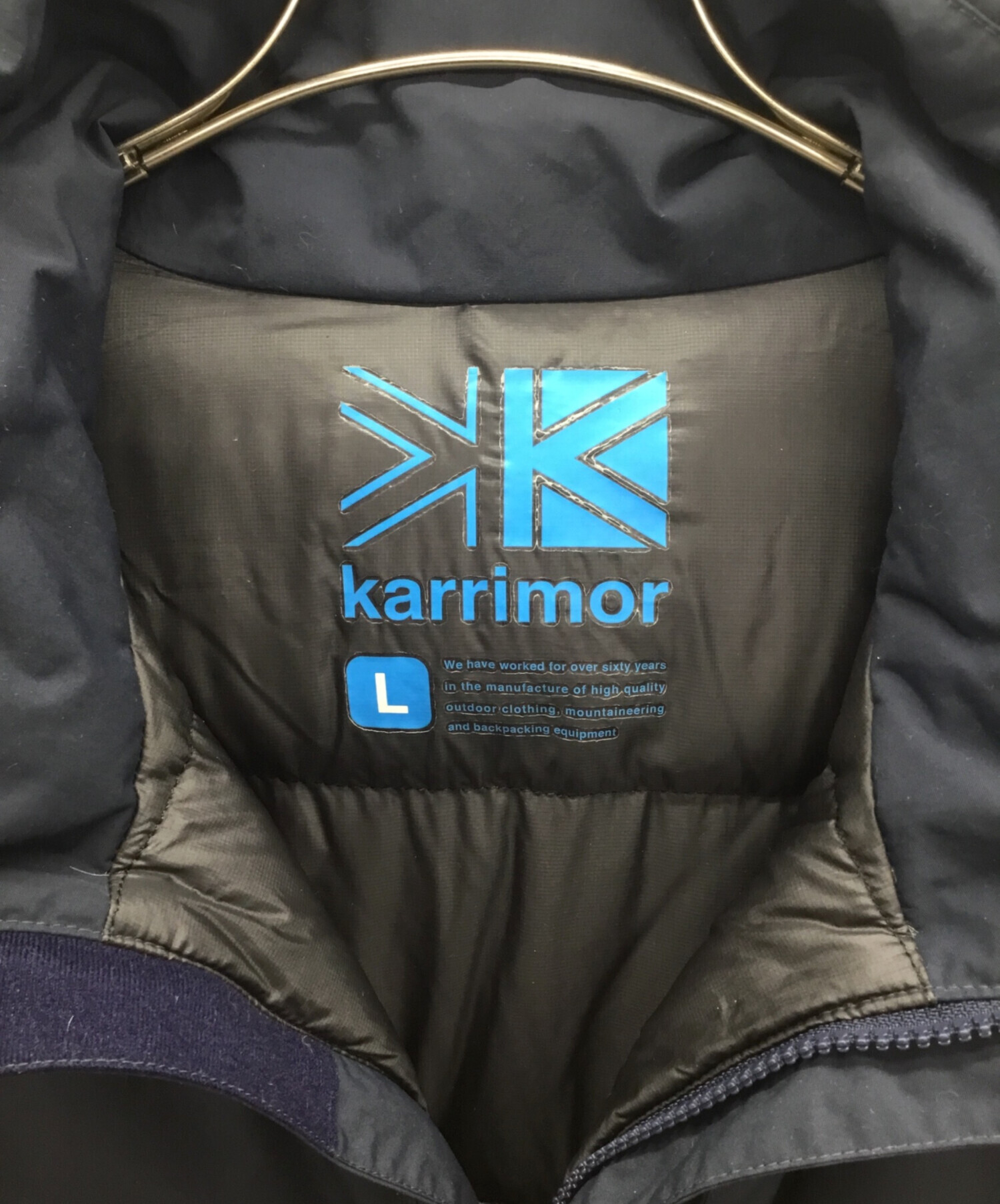 中古・古着通販】Karrimor (カリマー) ダウンジャケット ネイビー