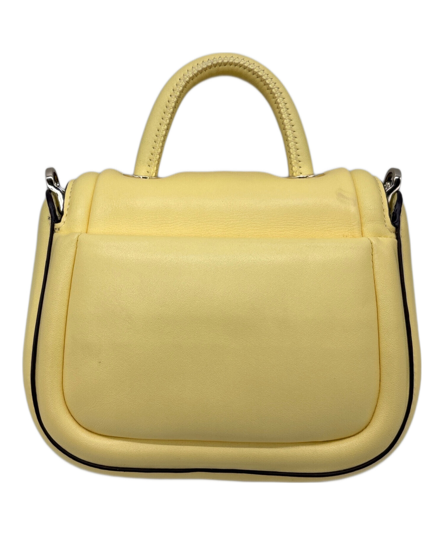 kate spade ハンドバッグ 2way ノット レザー クロコ調 イエロー 中古・古着通販】Kate Spade (ケイトスペード) 2WAYショルダーバッグ