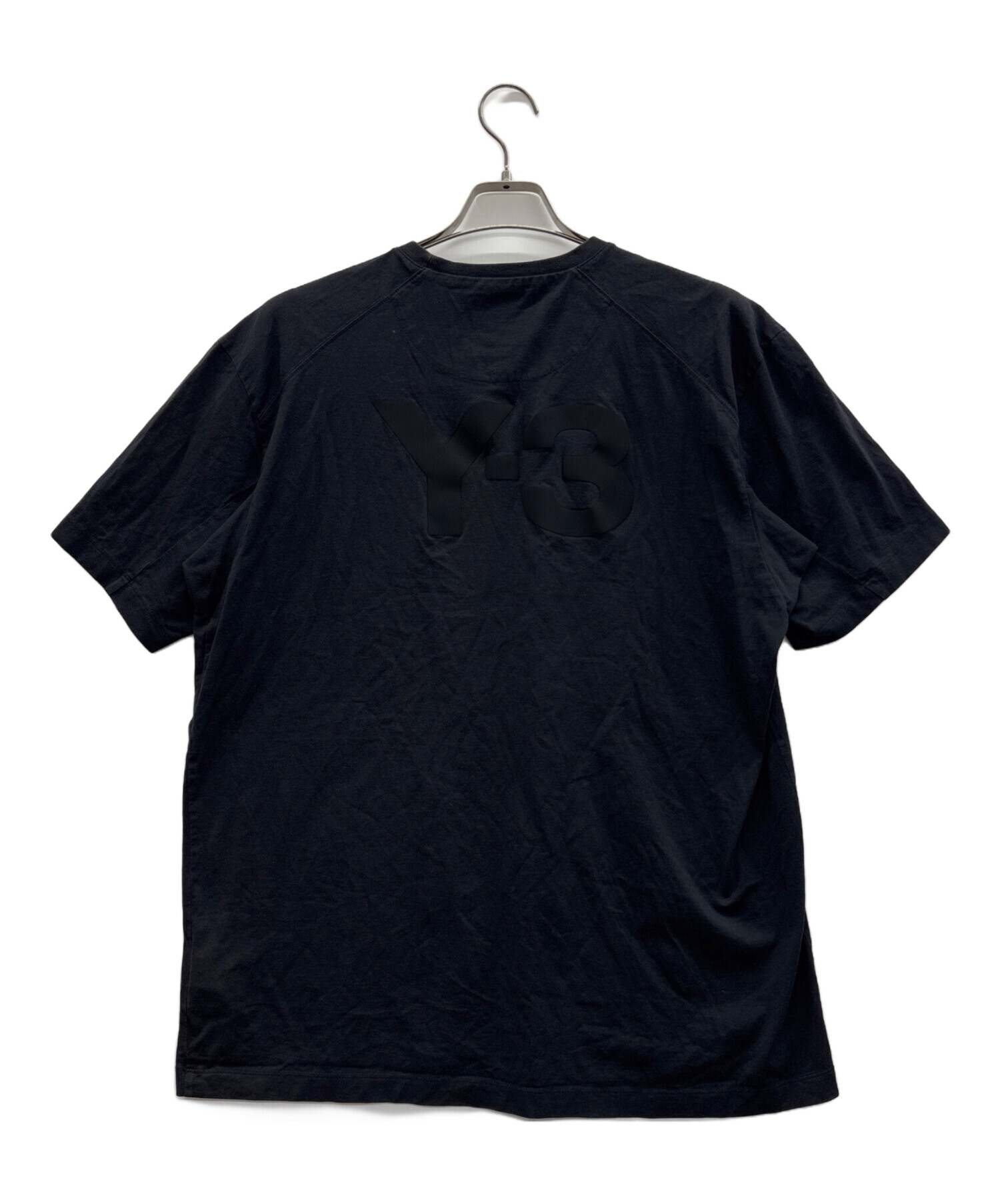 Y-3 ワイスリー Tシャツ・カットソー S 紺 【古着】【中古】【送料無料】 中古・古着通販】Y-3 (ワイスリー) OVERSIZED SS TEE - STRIPES