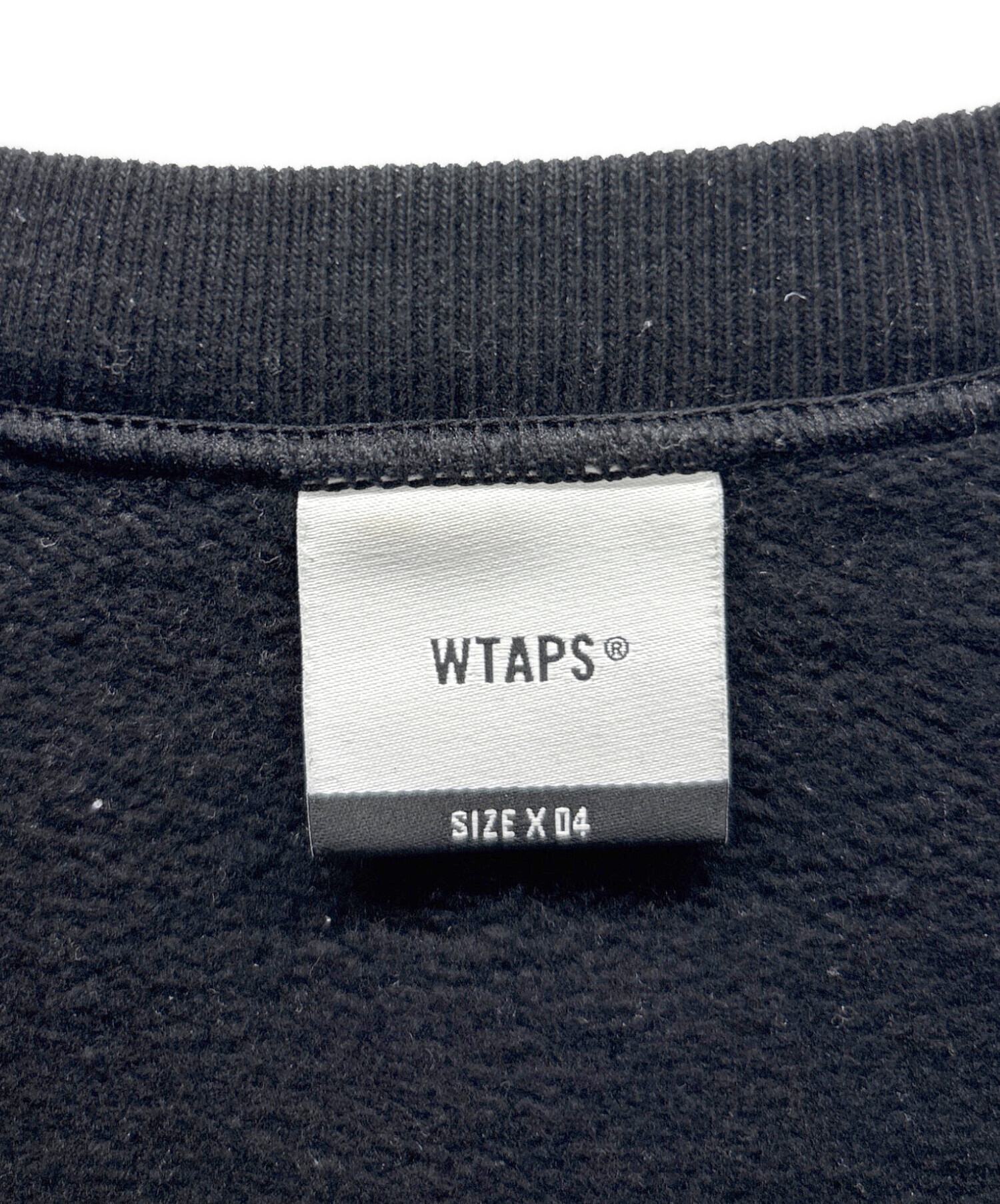 大阪の直営店舗 WTAPS® ブラック トレーナー サイズX 04 【公式通販】