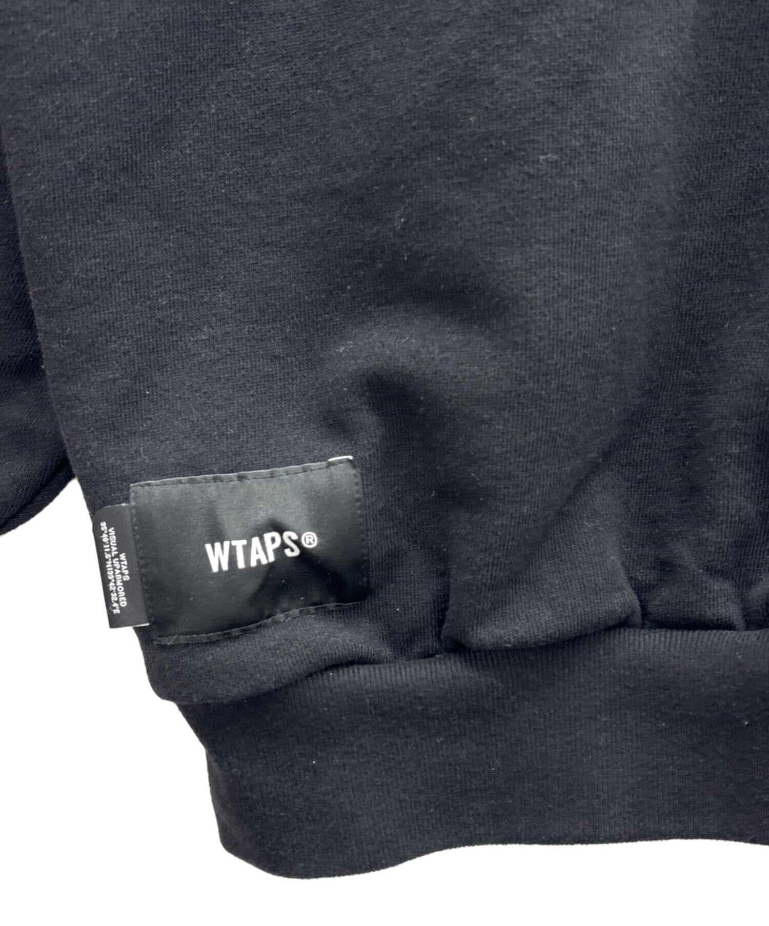 WTAPS ブラック スウェット サイズX04 中古・古着通販】WTAPS (ダブルタップス) スウェット ブラック サイズ