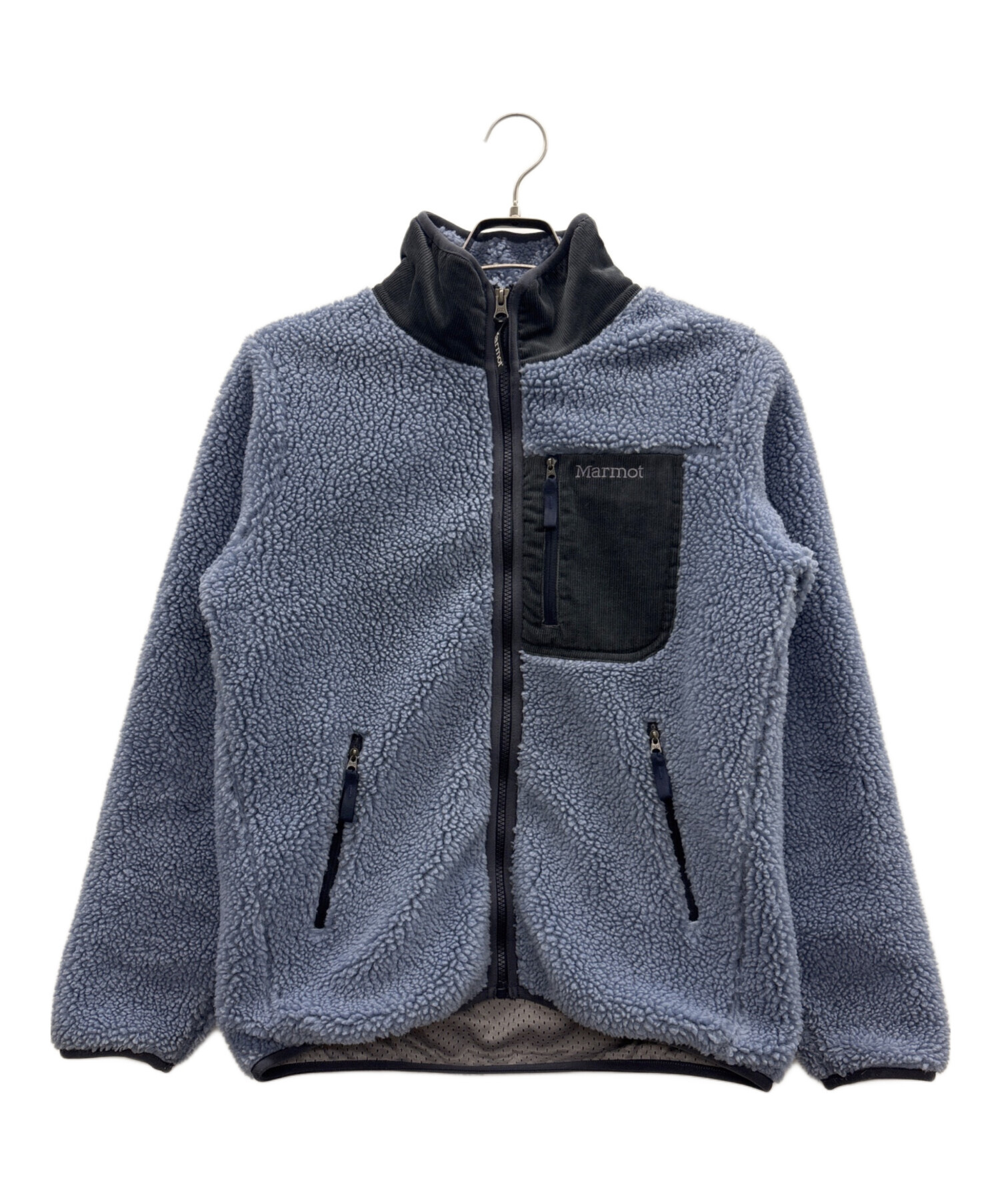中古・古着通販】MARMOT (マーモット) ボアジャケット ブルー サイズ:L 