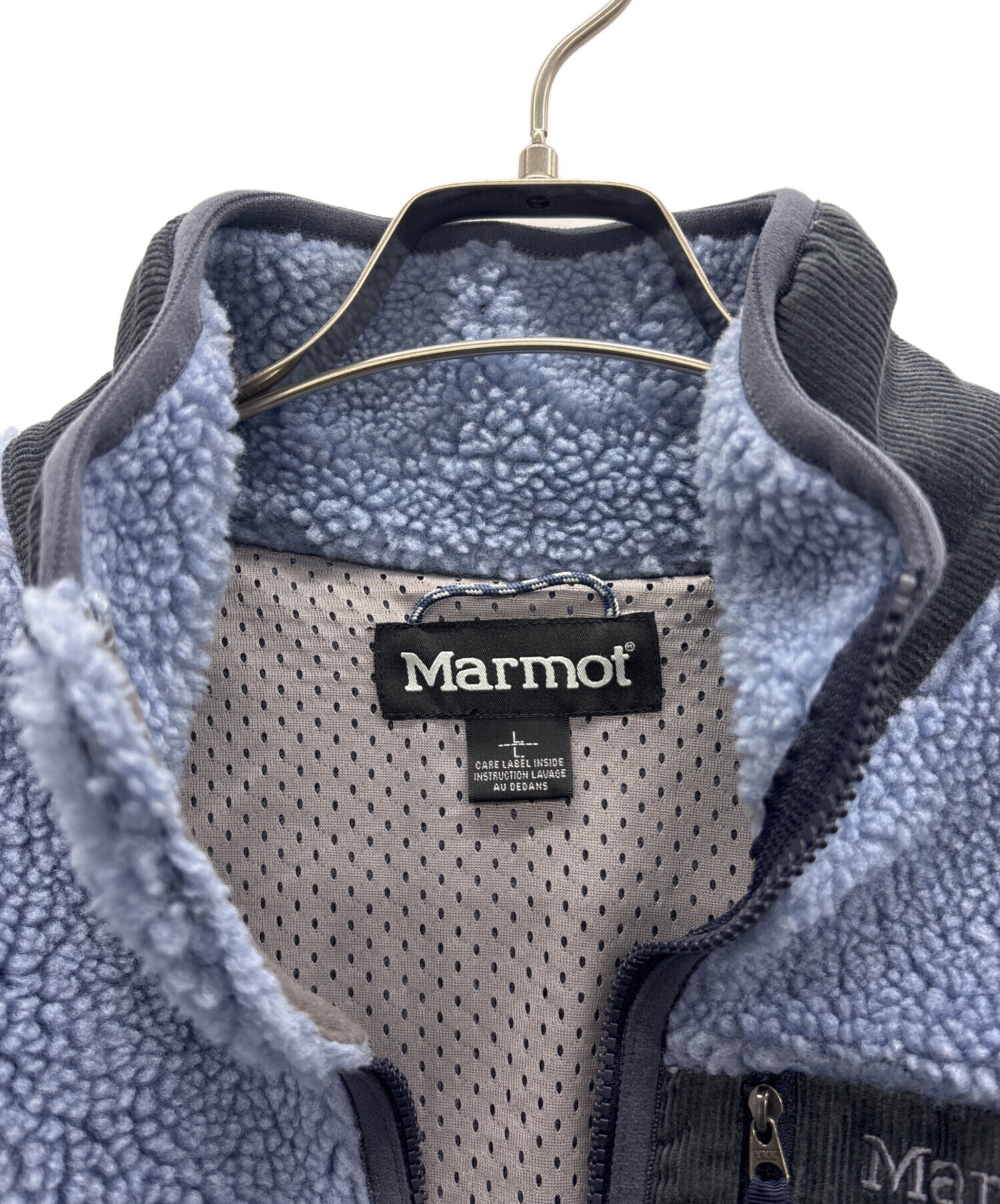 中古・古着通販】MARMOT (マーモット) ボアジャケット ブルー サイズ:L 