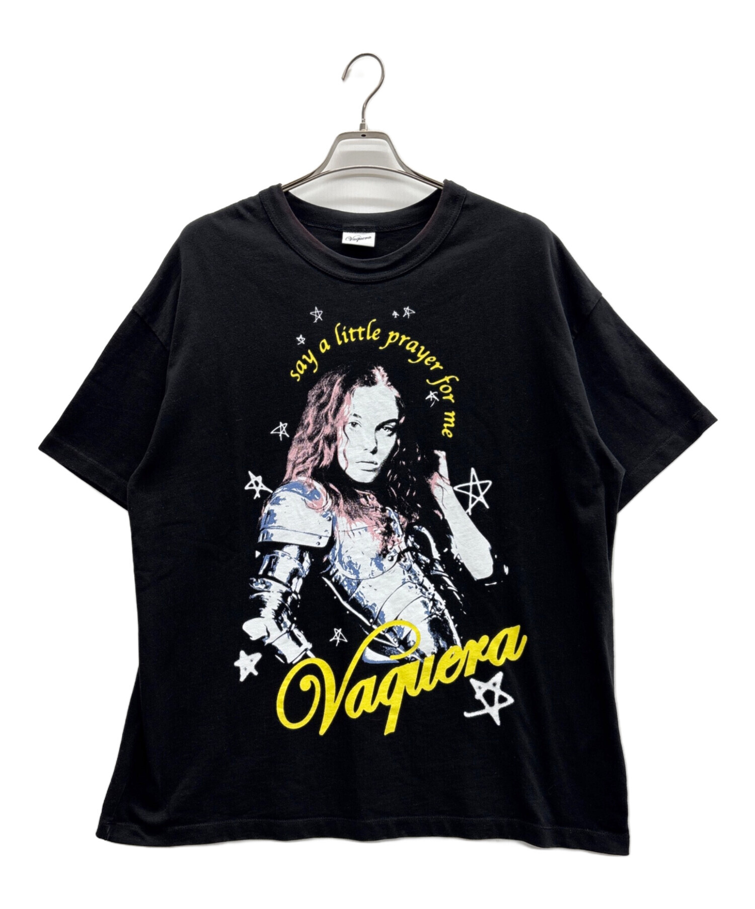 中古・古着通販】VAQUERA (ヴァケラ) Tシャツ ブラック サイズ:S 
