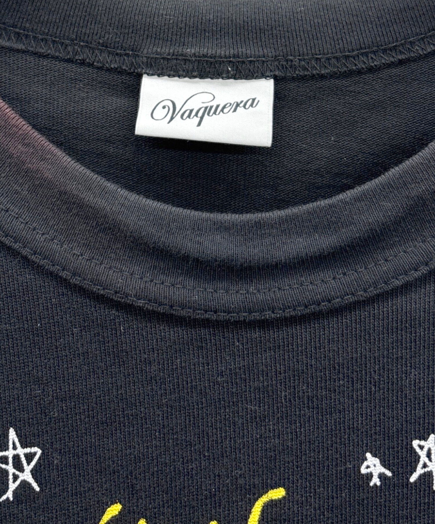 中古・古着通販】VAQUERA (ヴァケラ) Tシャツ ブラック サイズ:S